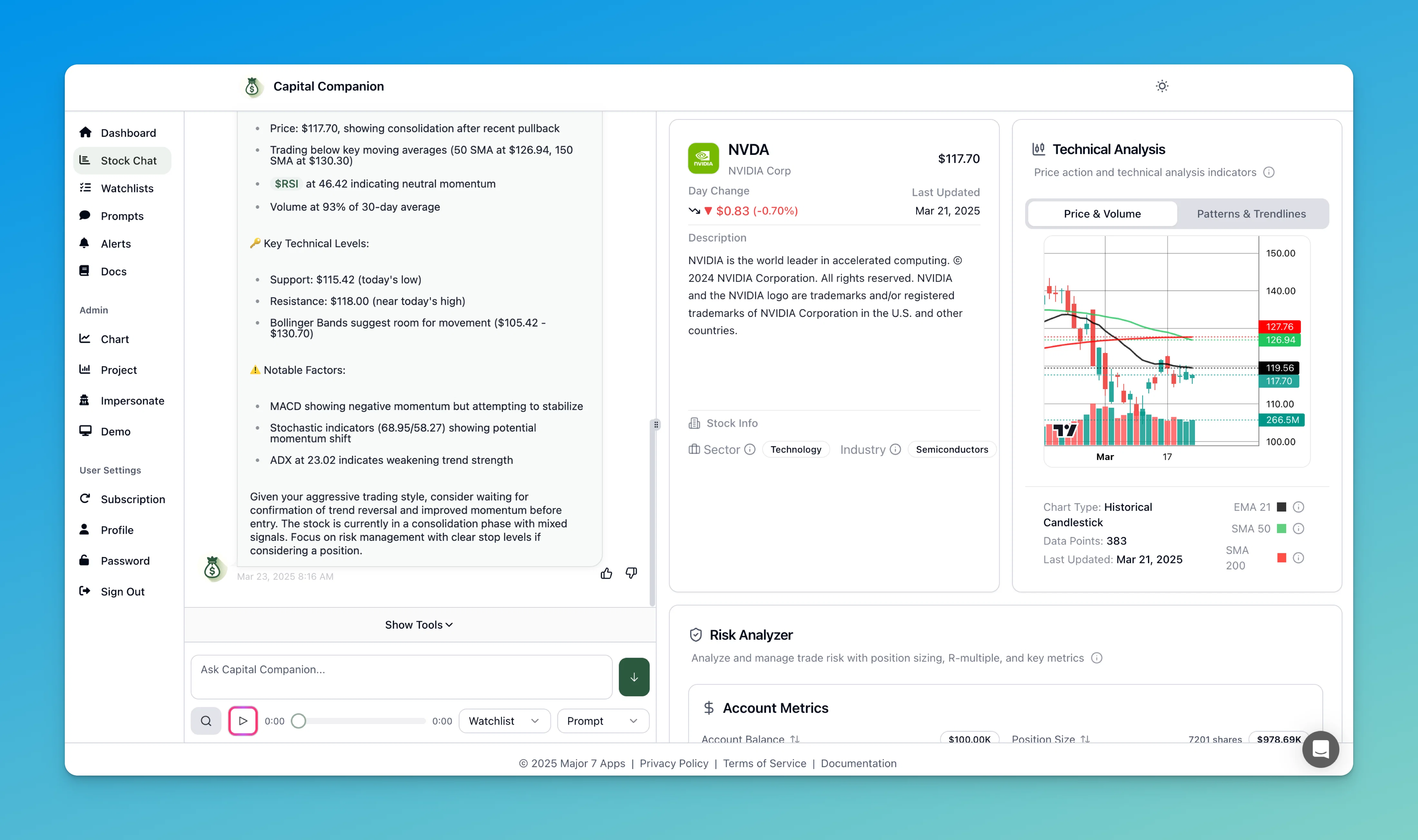 Capital Companion screenshot