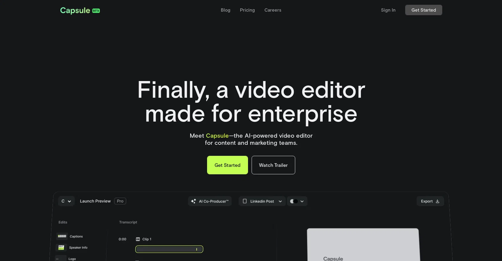 Capsule screenshot