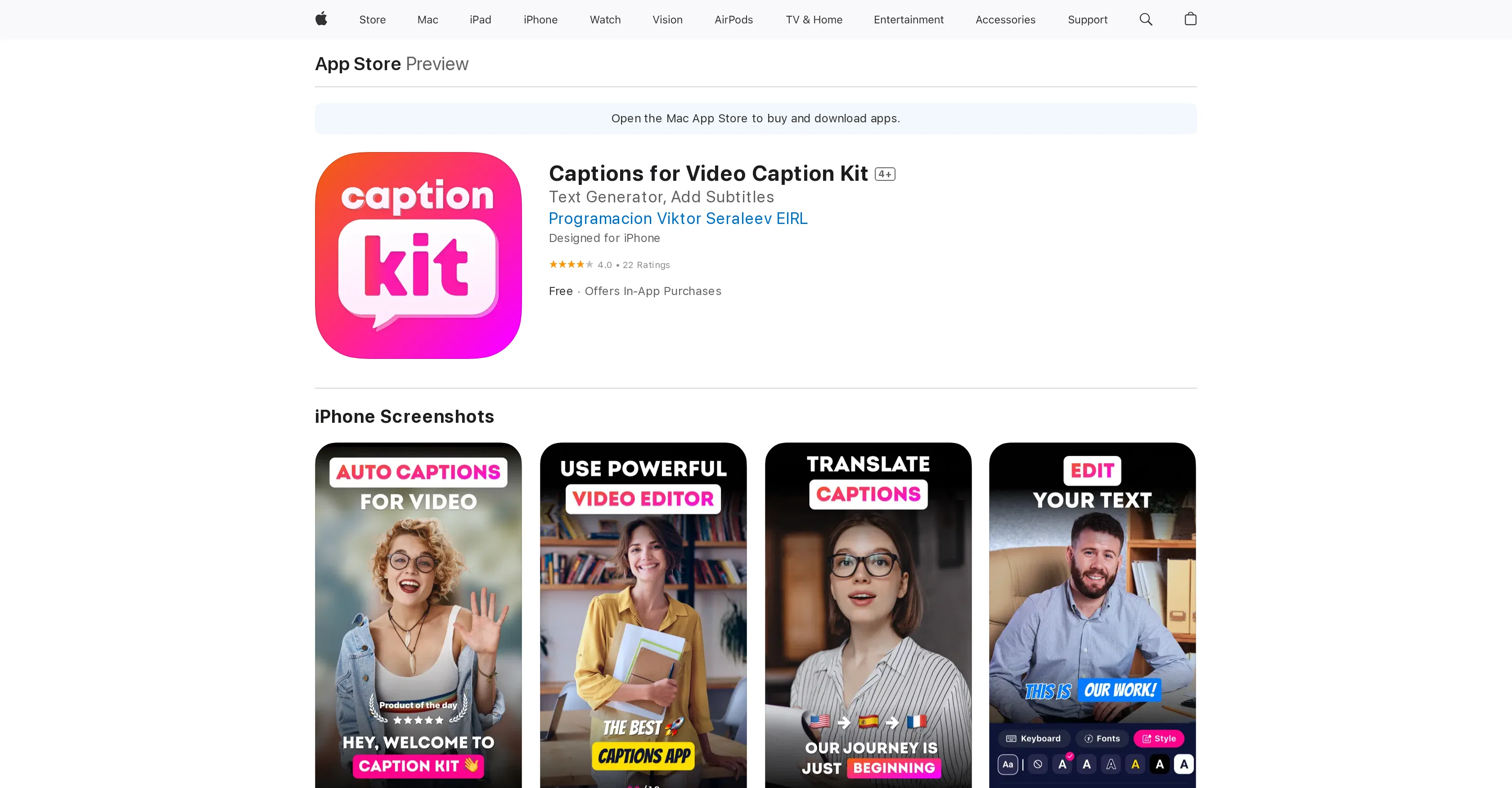 CaptionKit screenshot
