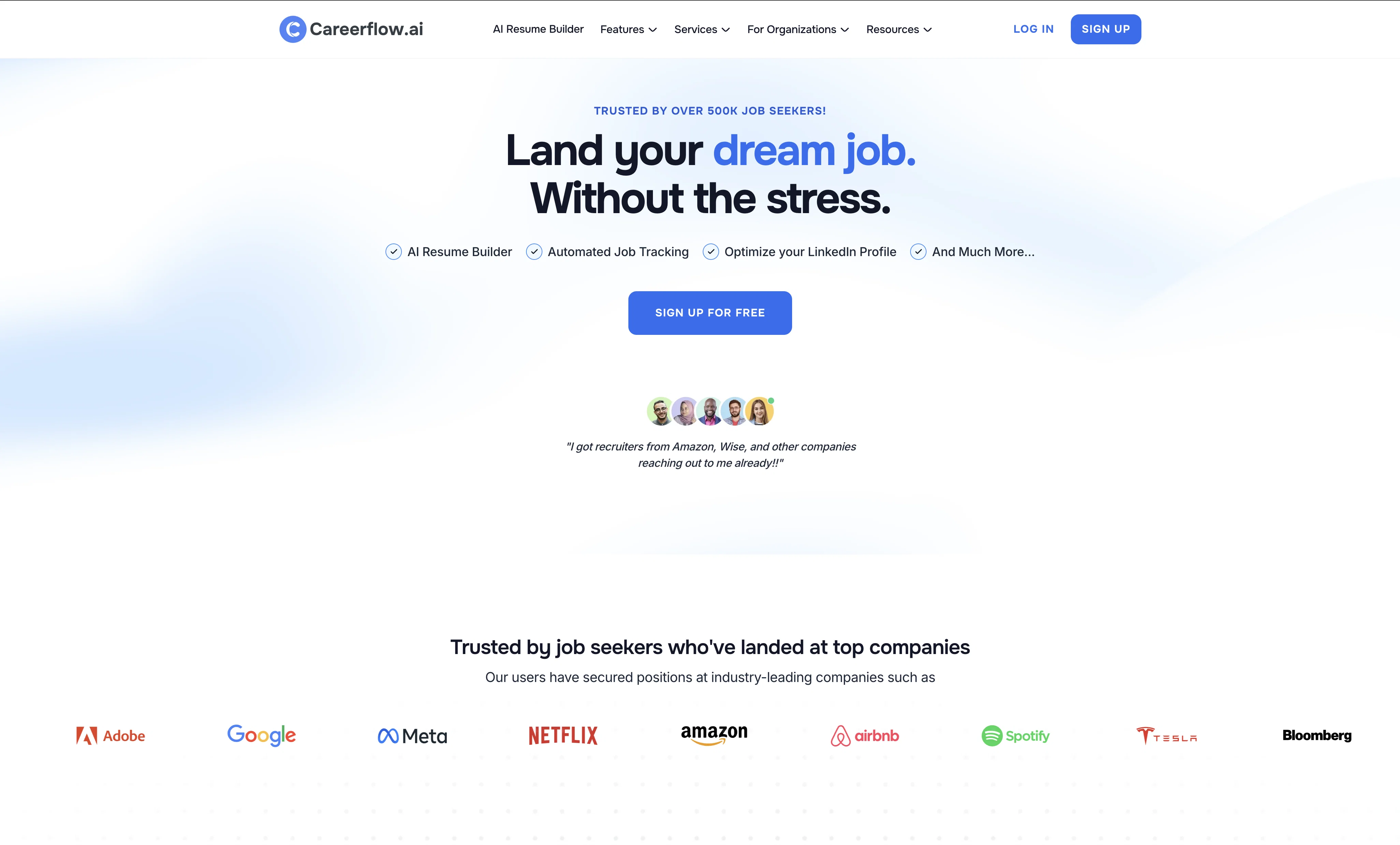 Careerflow screenshot