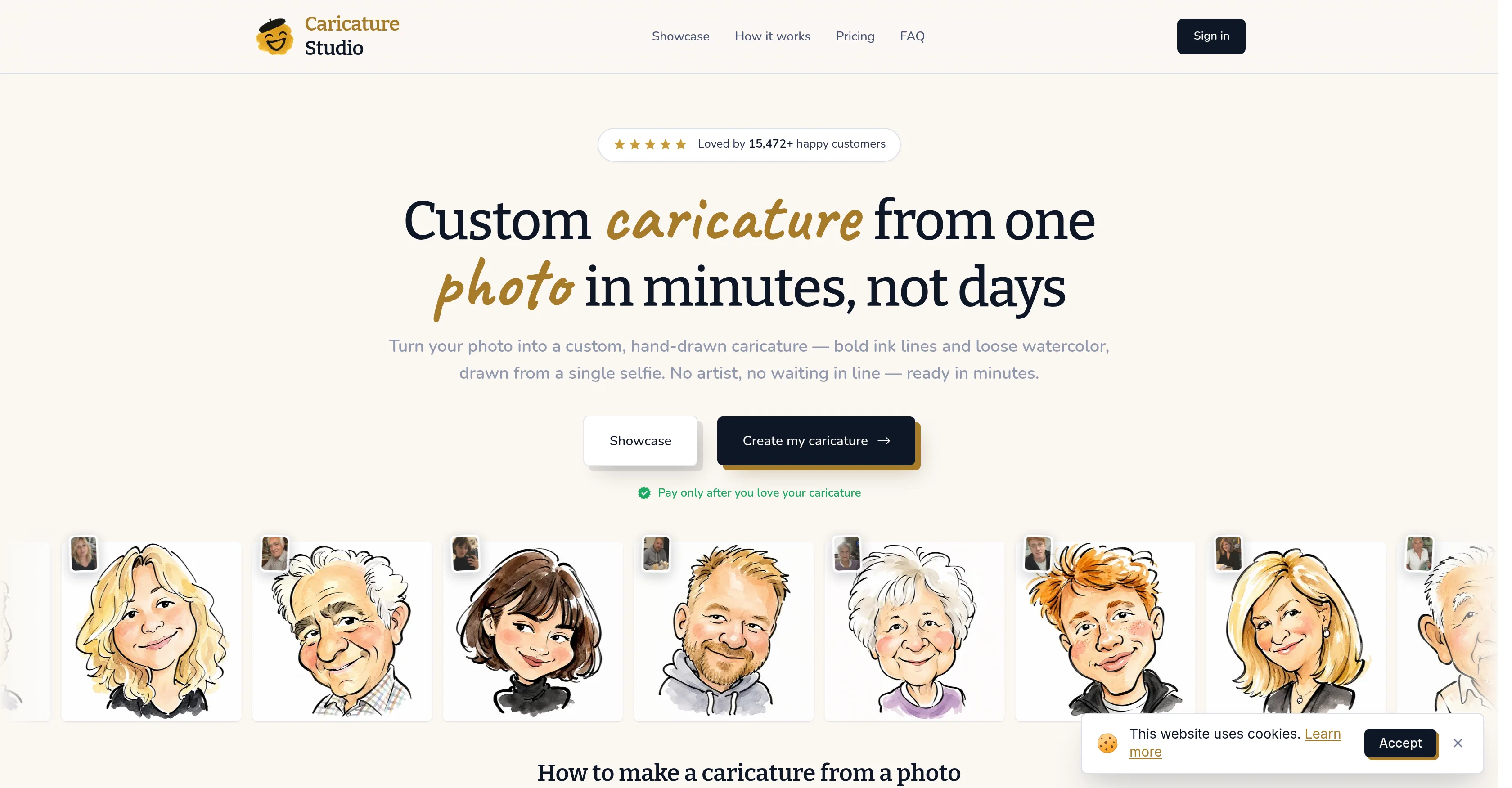 Caricature Studio screenshot