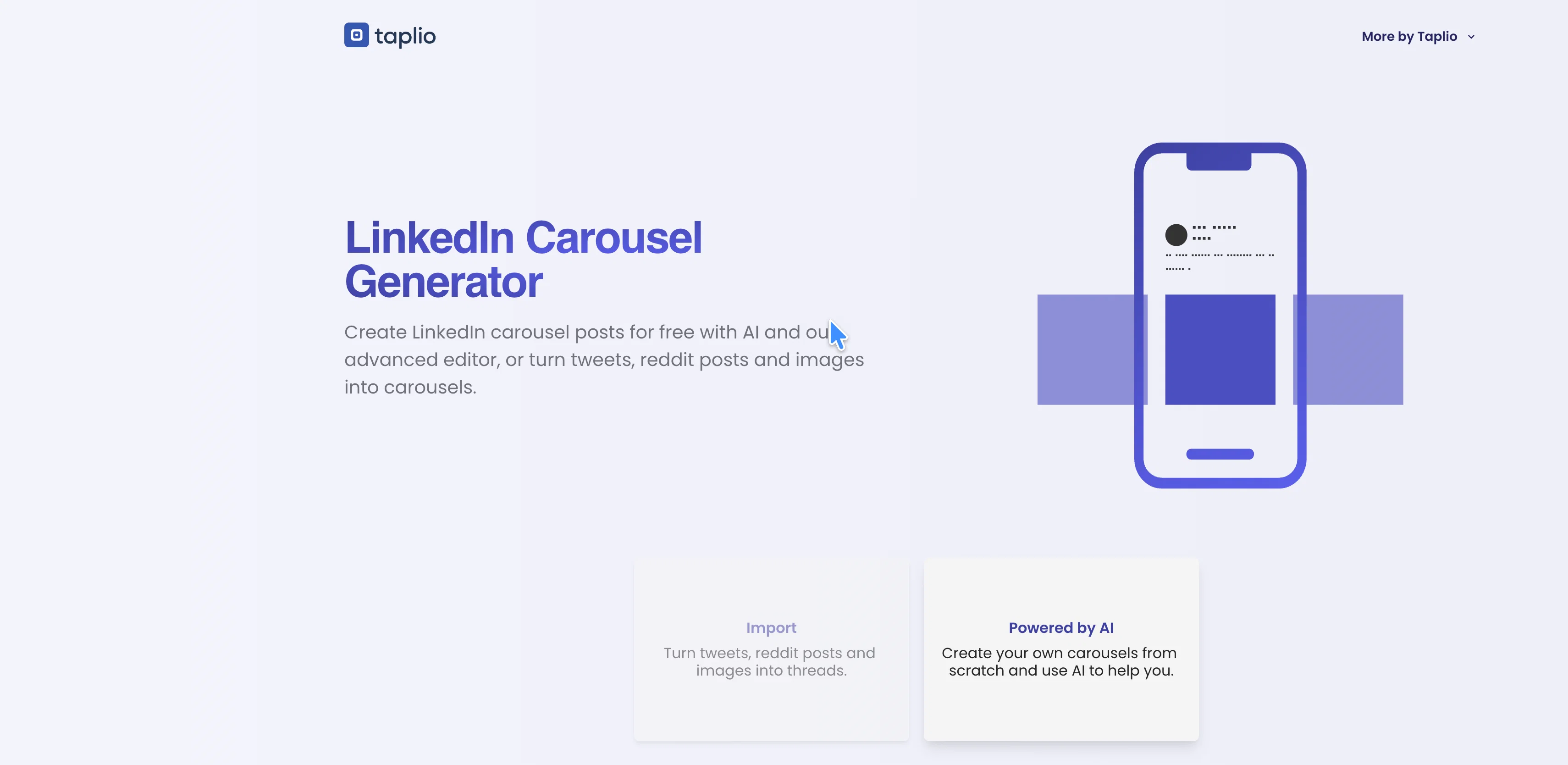 Carousel screenshot