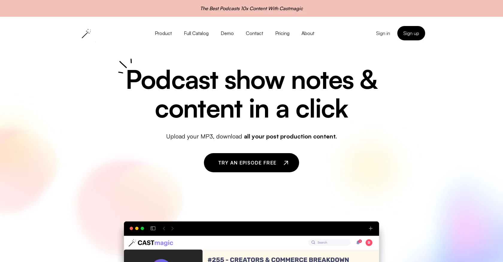 Castmagic screenshot