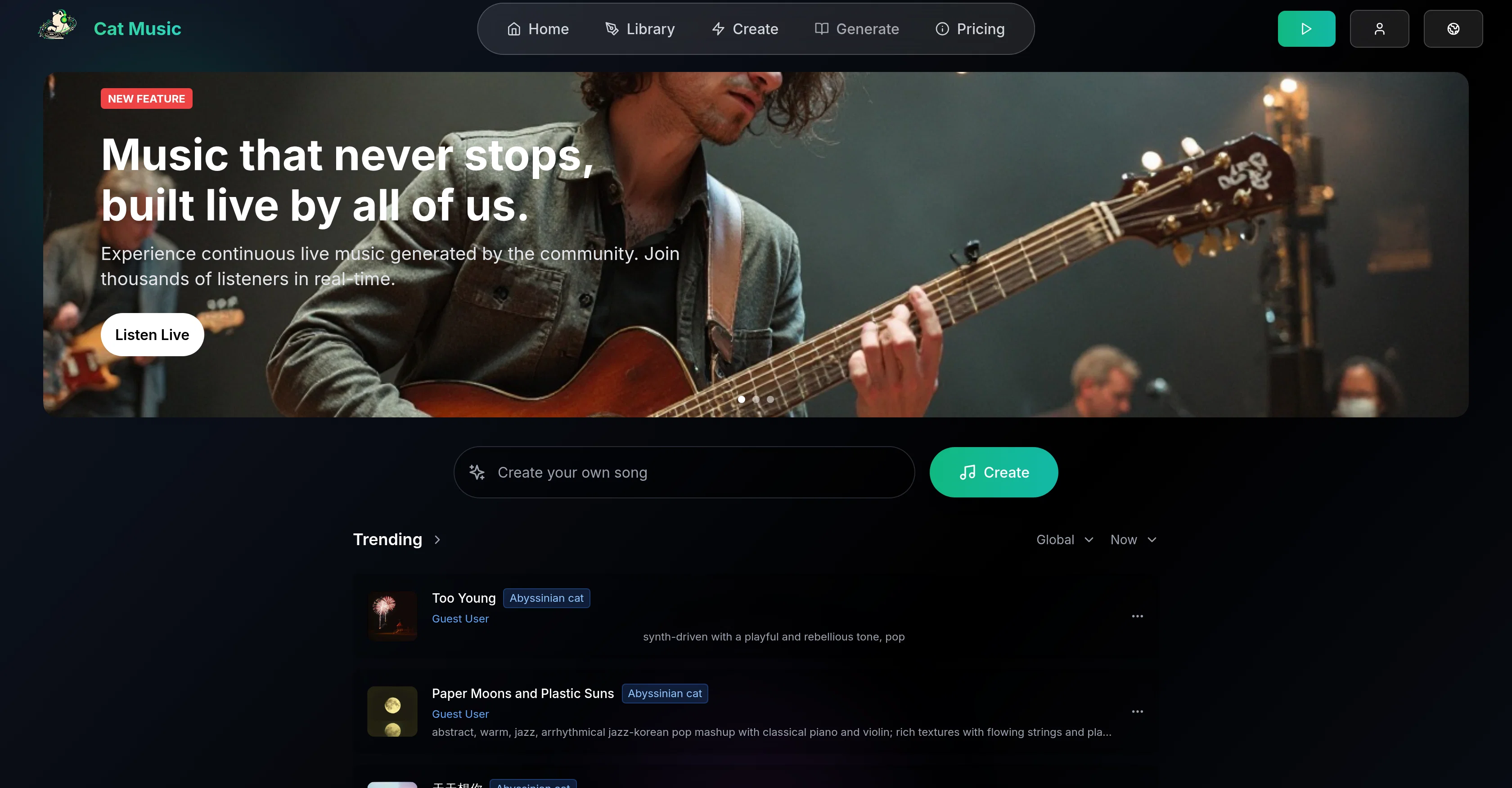 Cat Music Life screenshot