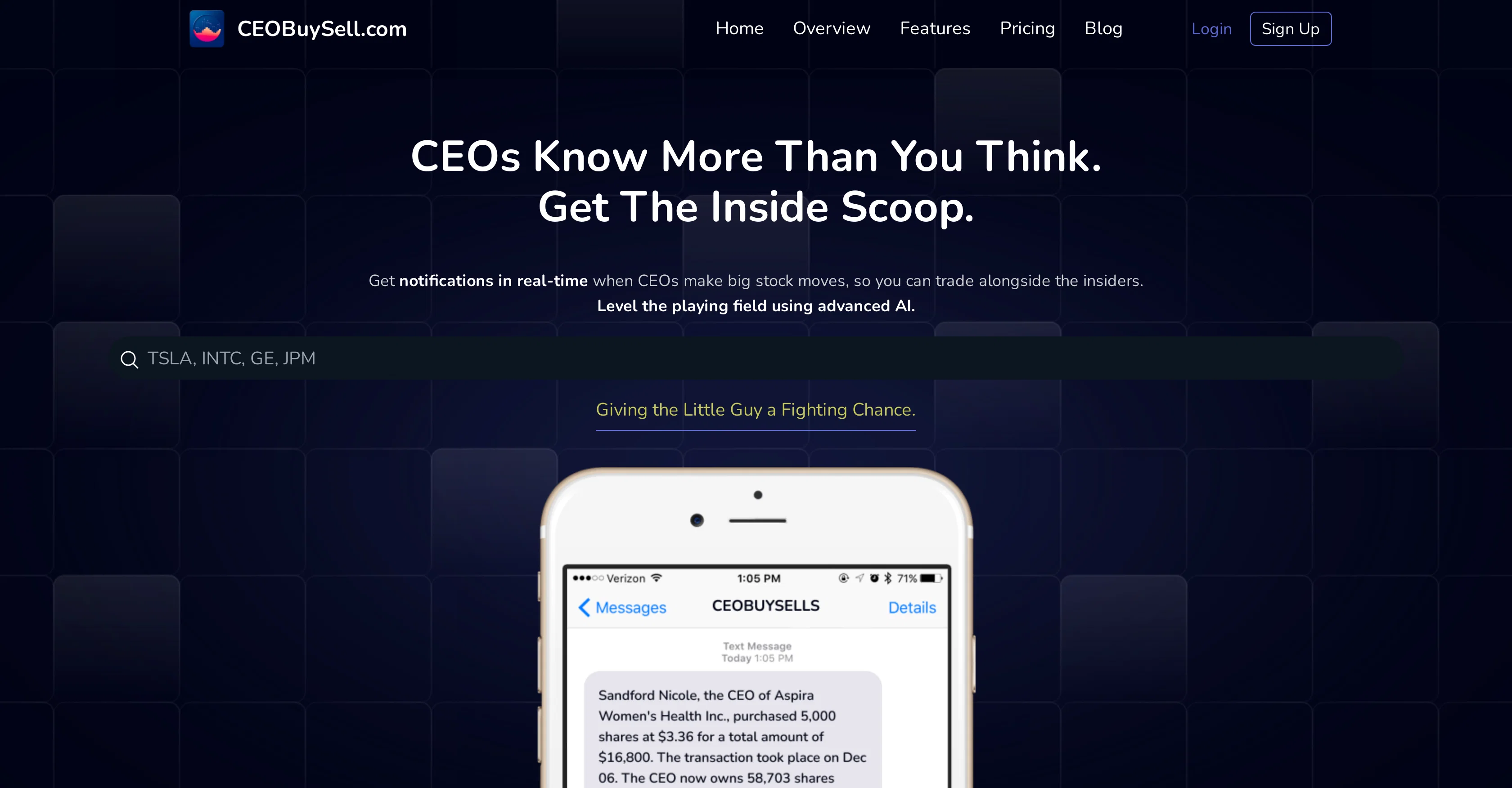 CEOBuySell screenshot