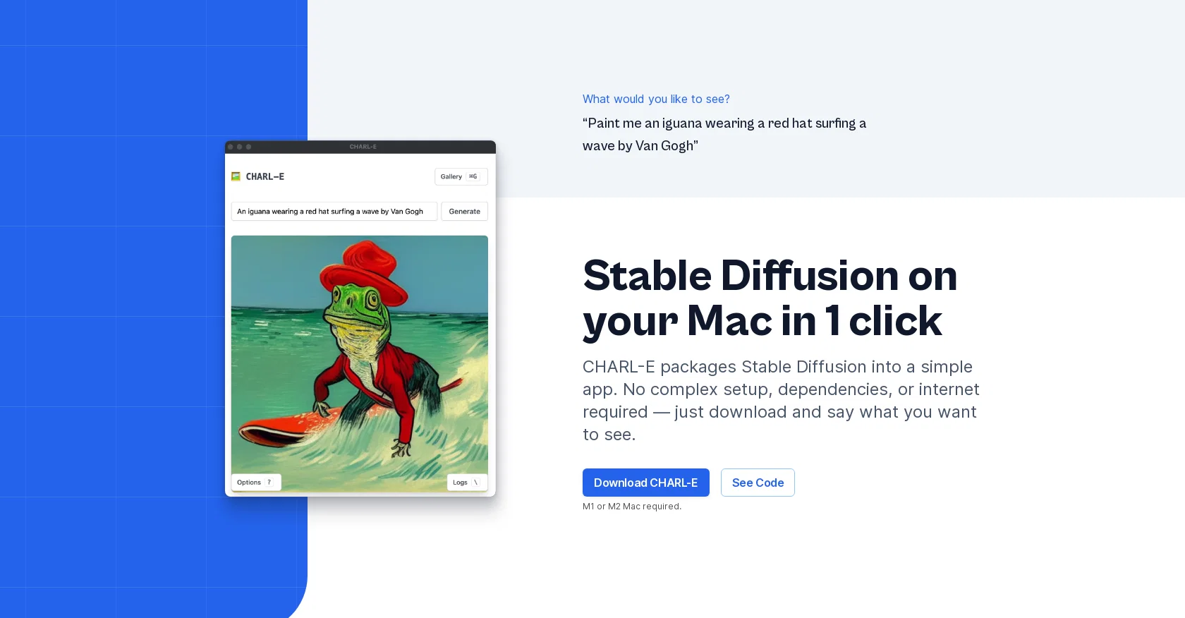 Charl-E screenshot