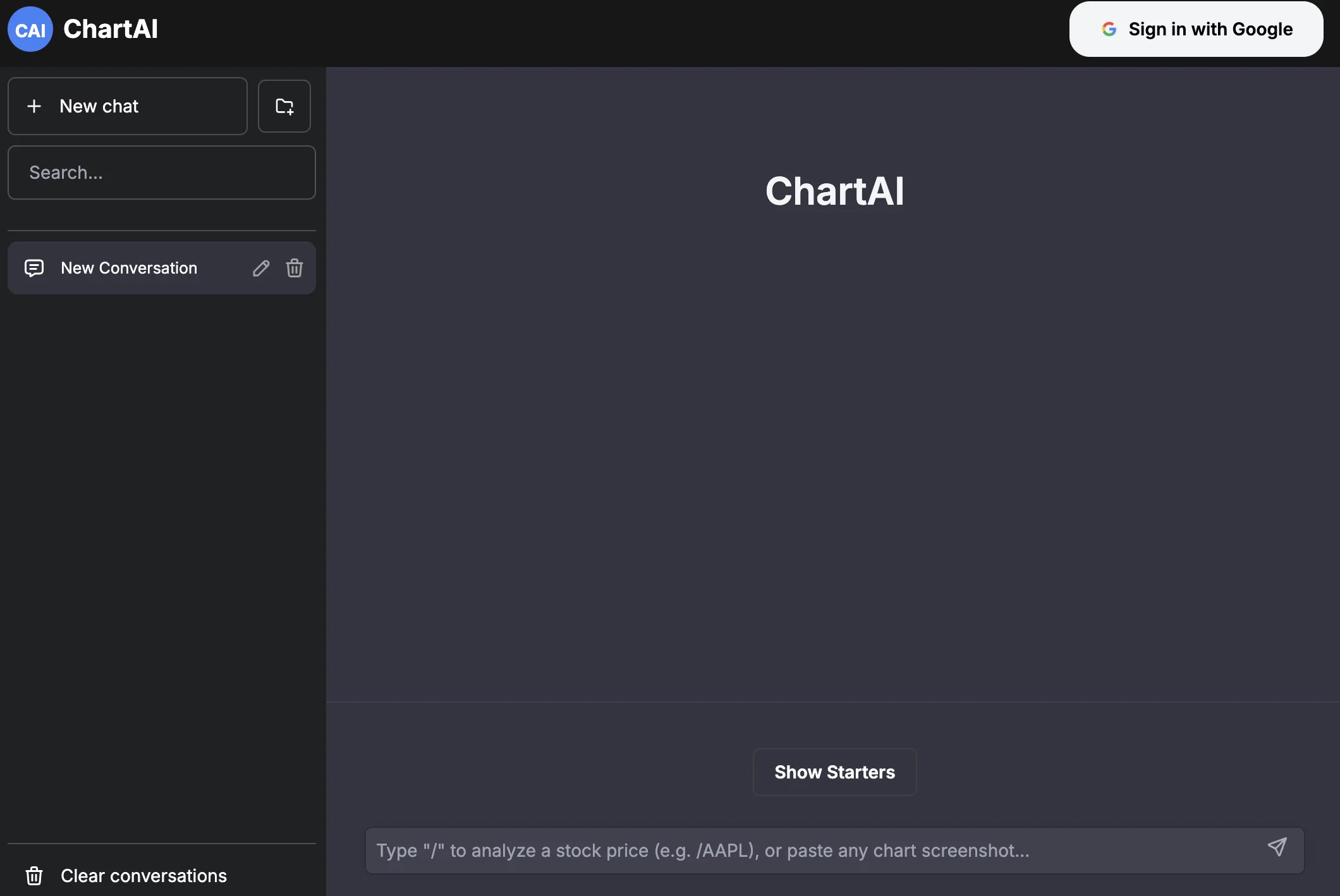 Chartaiv1.3 screenshot