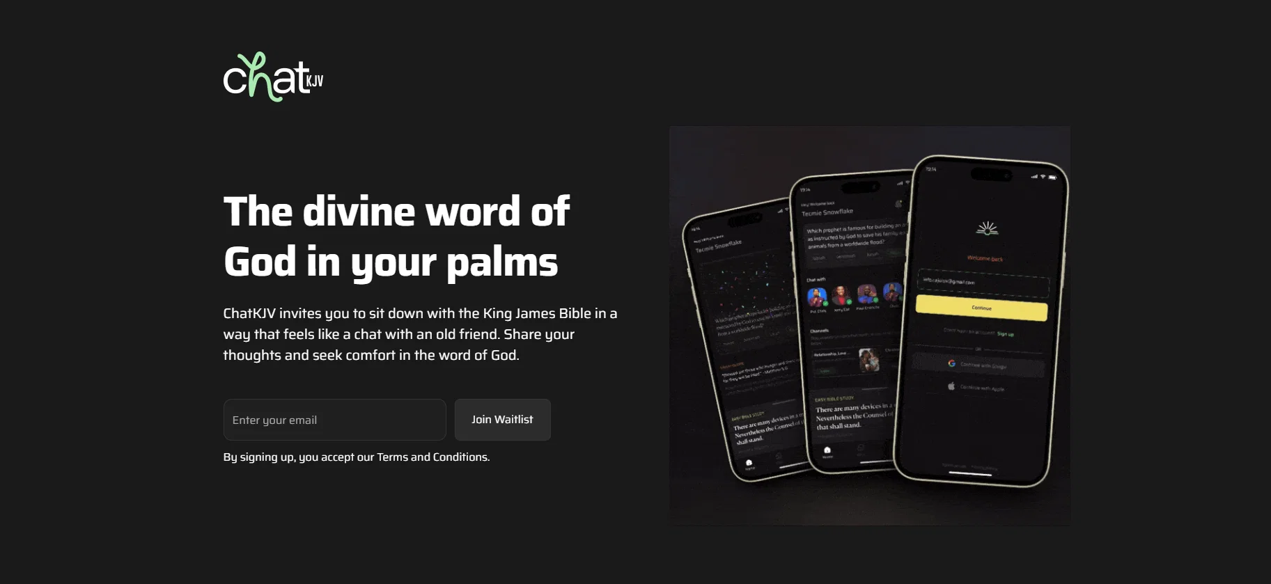 Chat KJV screenshot
