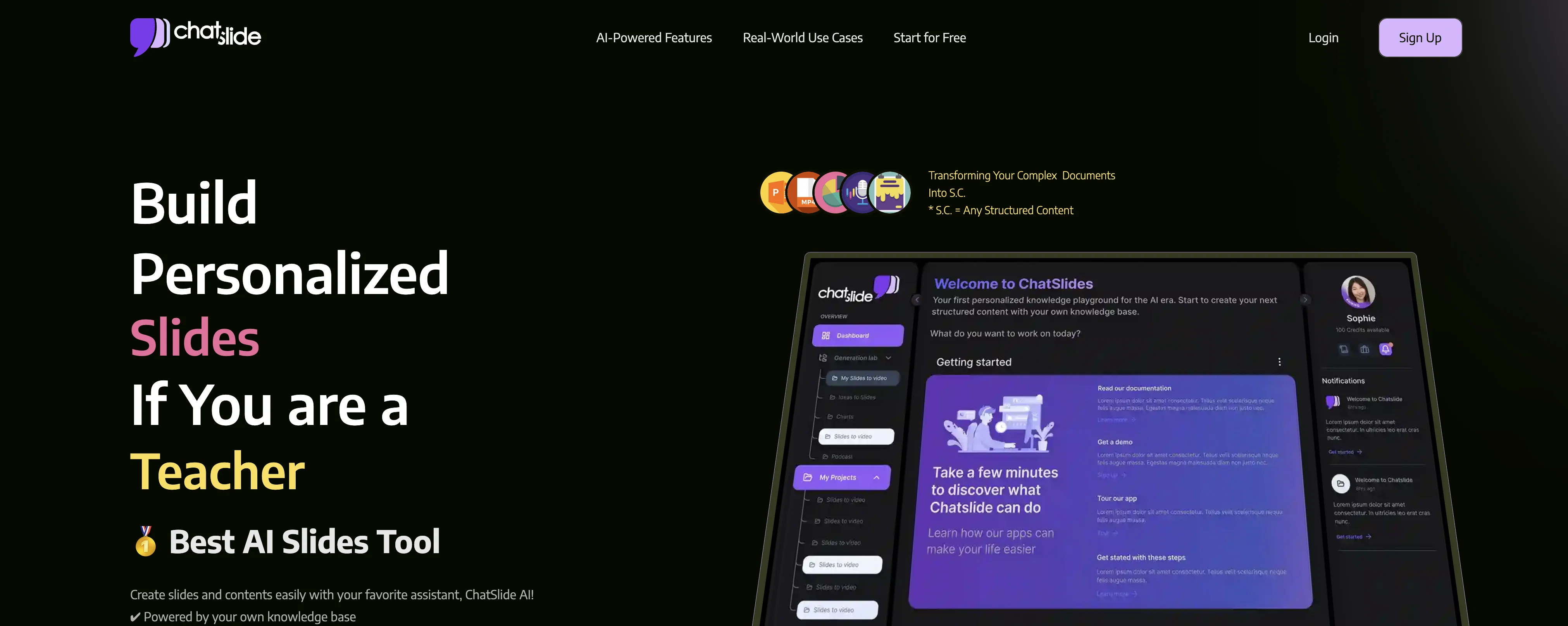 Chat Slide screenshot