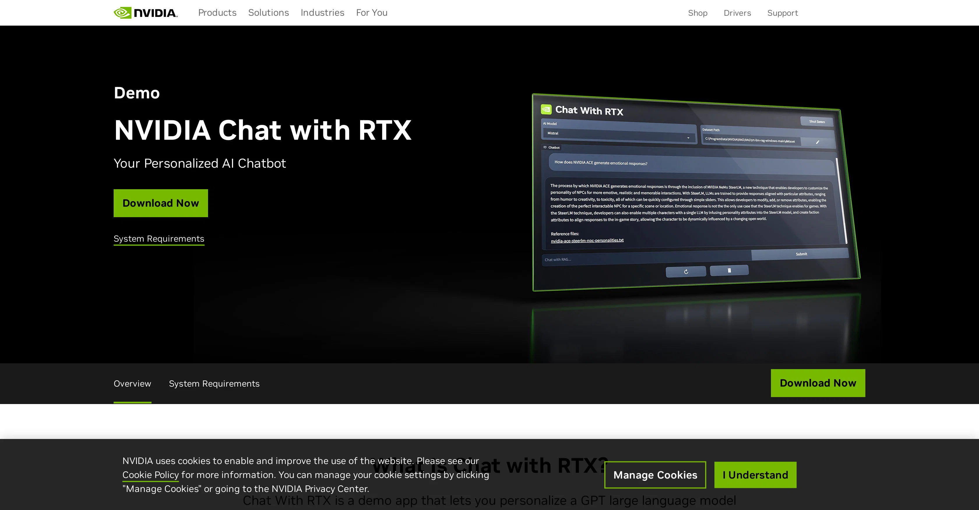 Chat With RTX screenshot