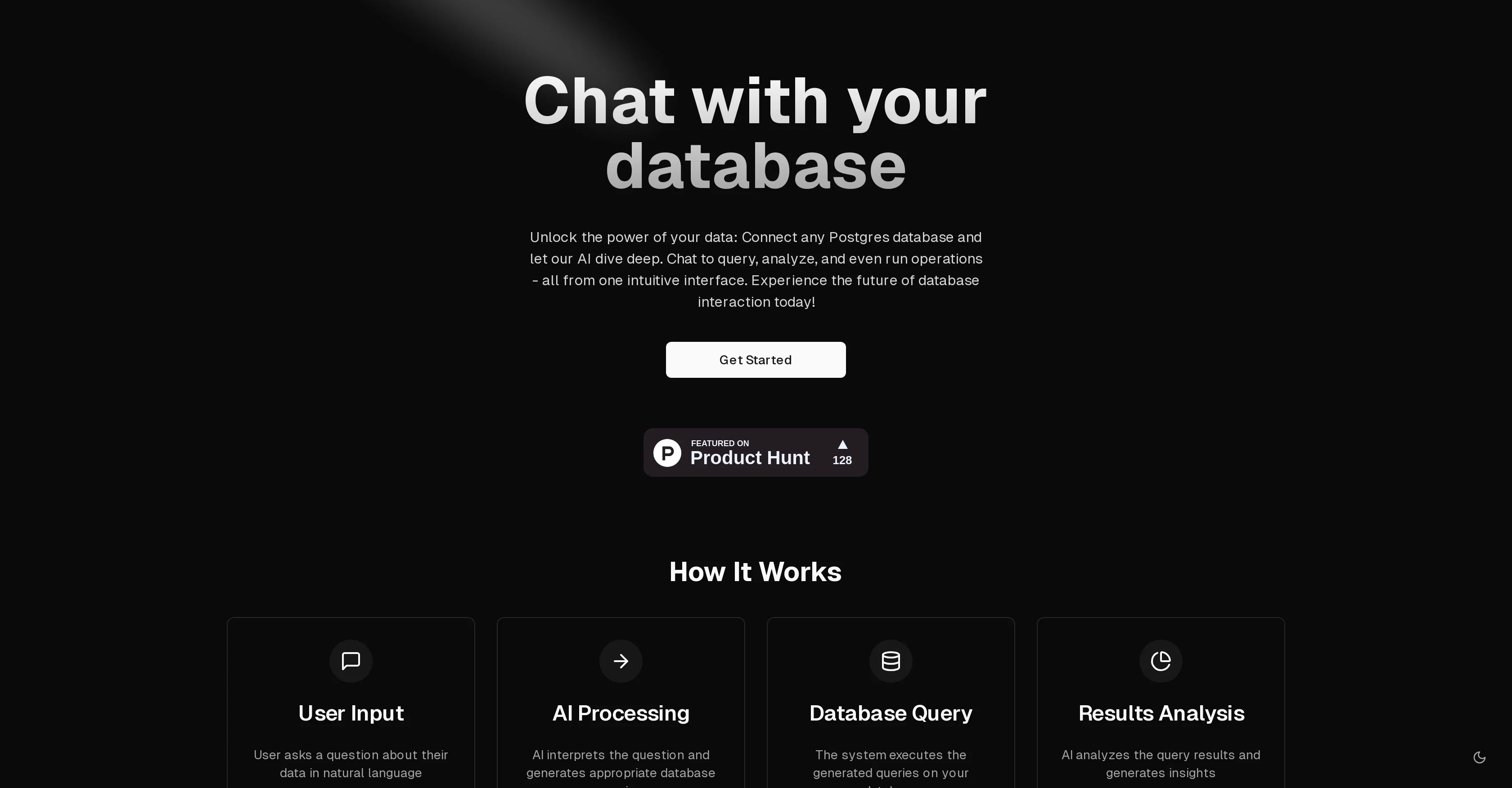 Chat With Your Database screenshot