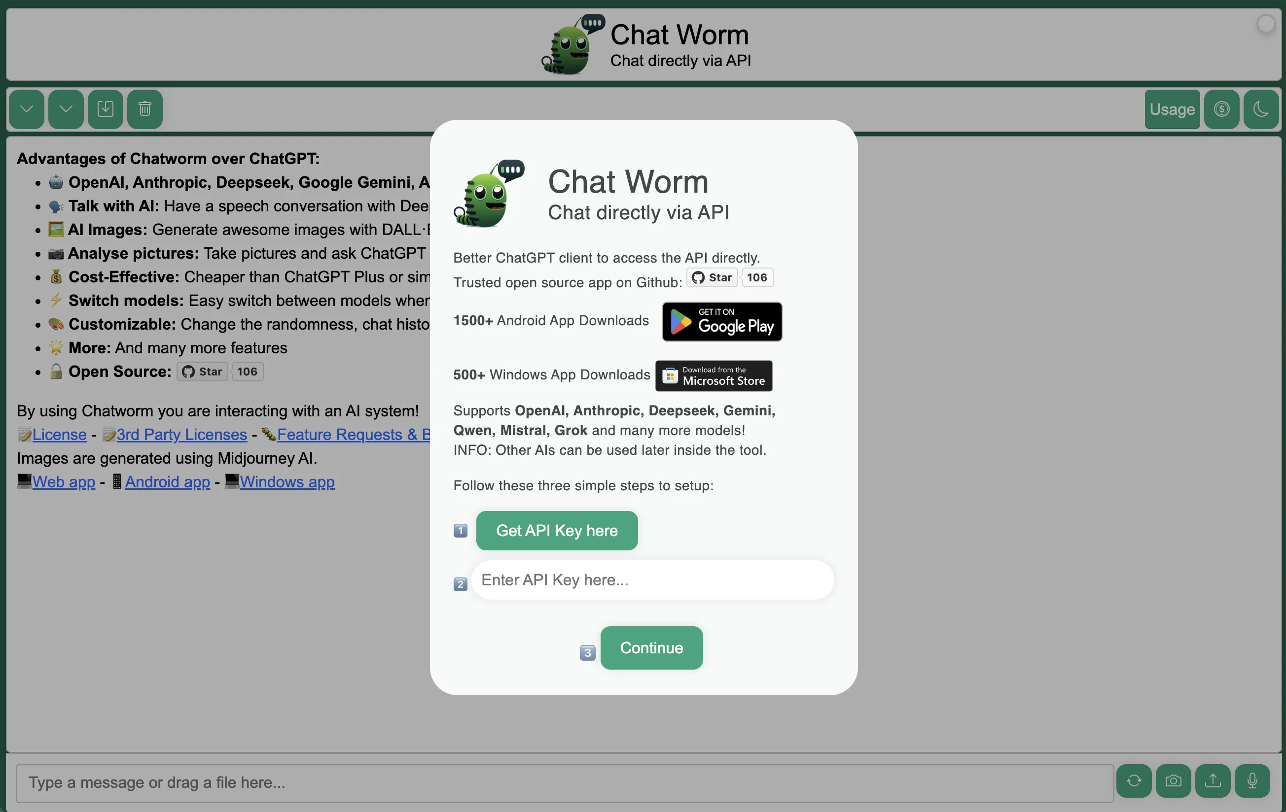 Chat Worm screenshot