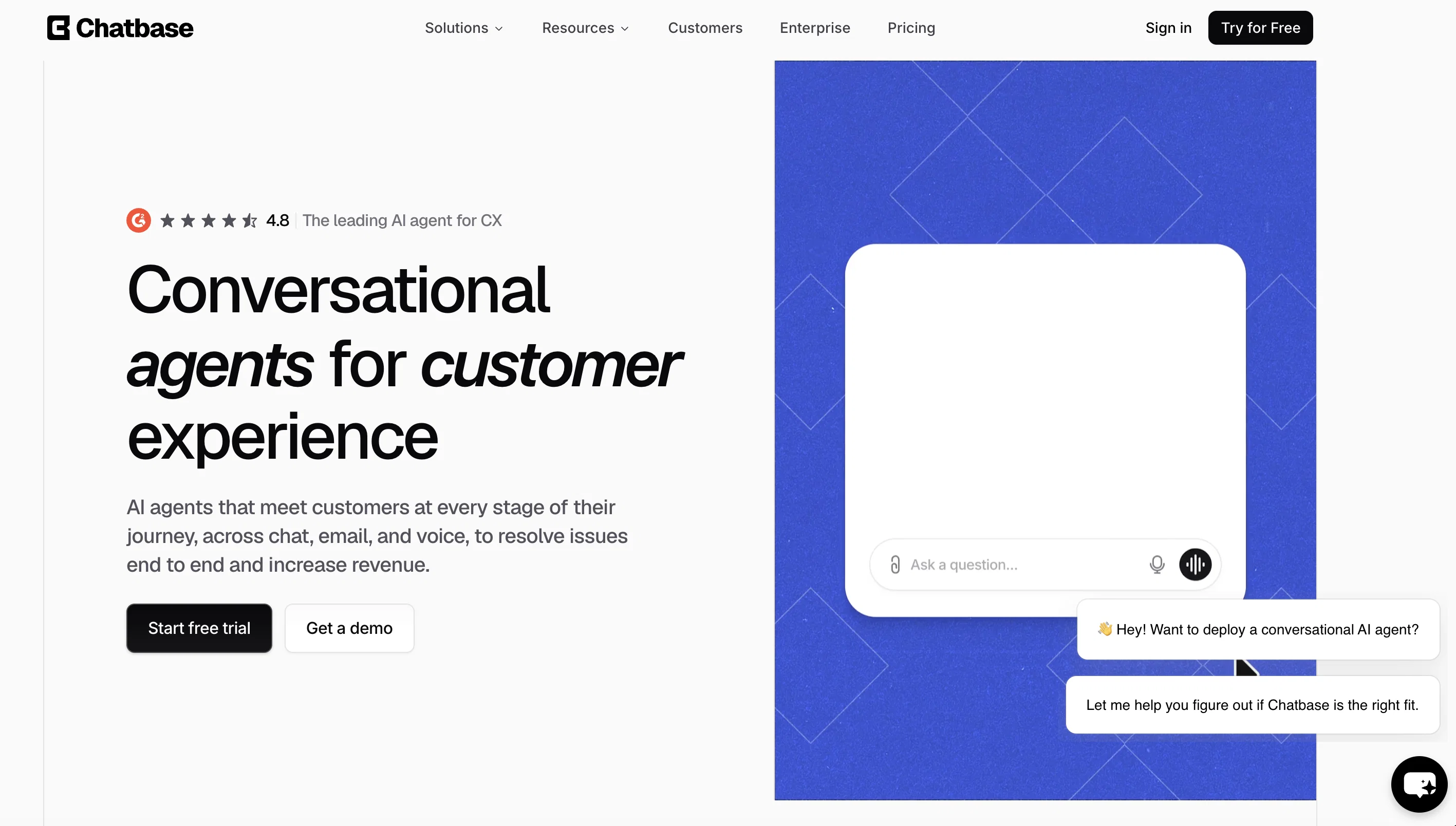 Chatbase screenshot