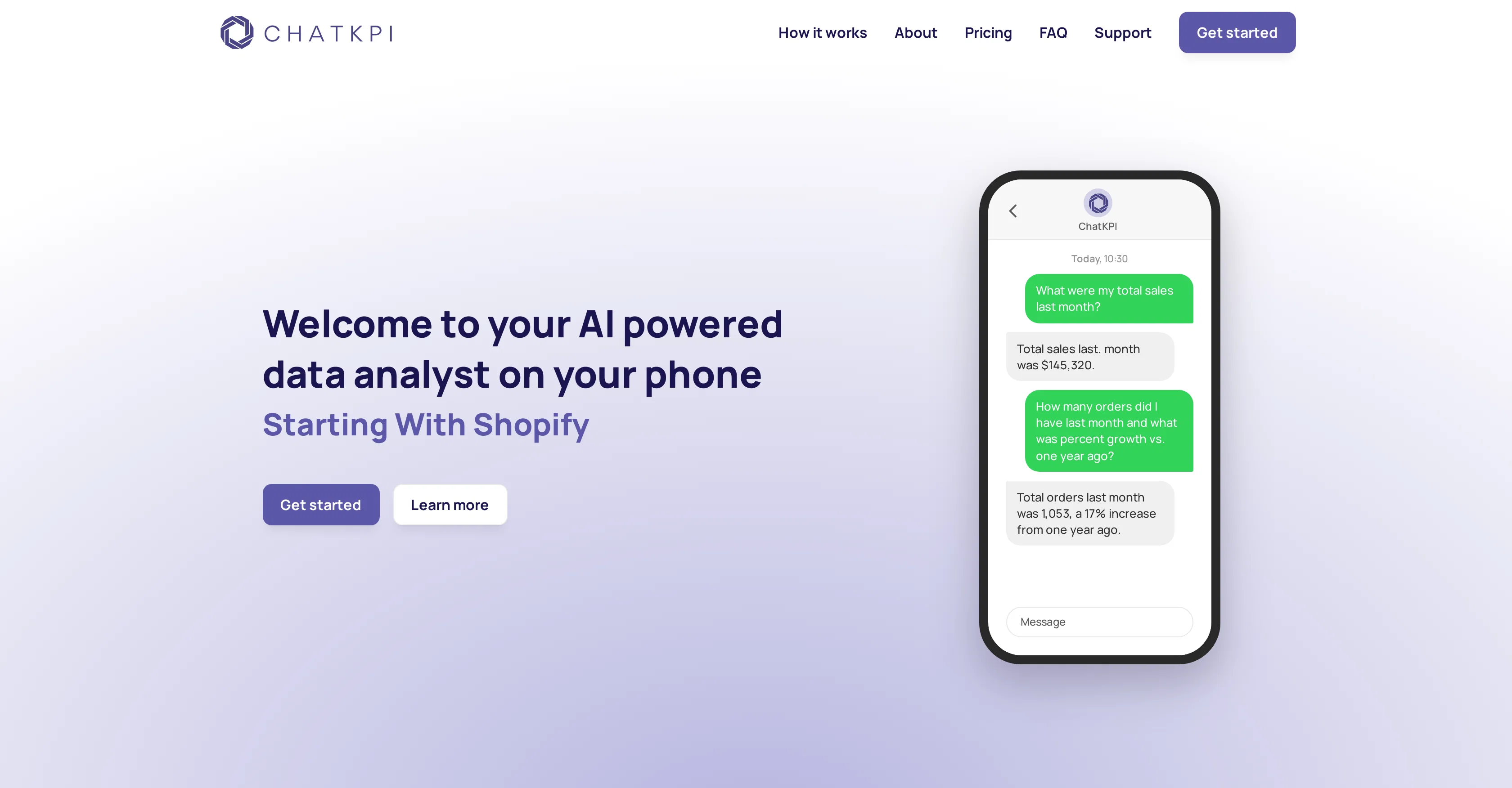 ChatKPI screenshot