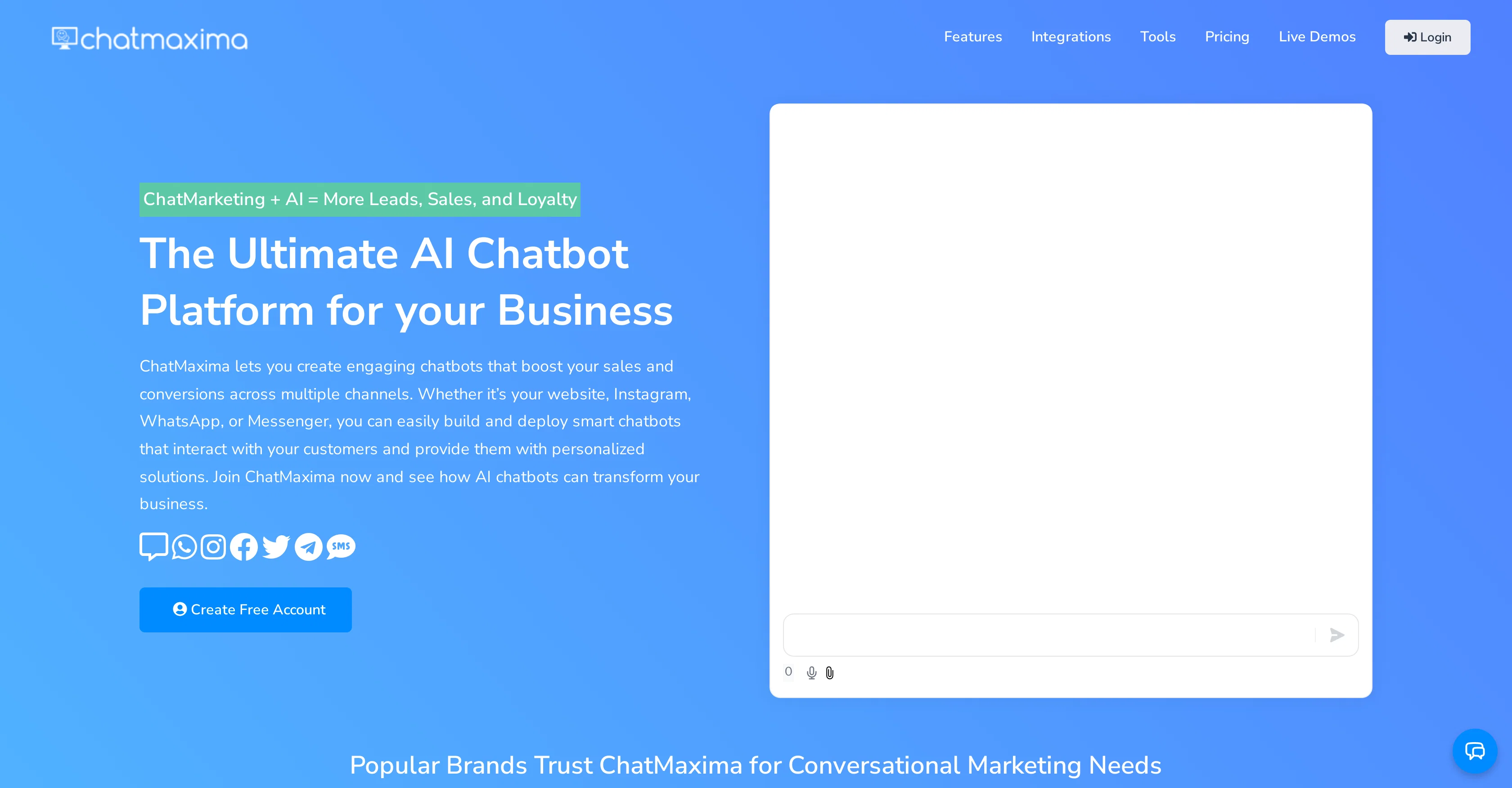 ChatMaxima screenshot