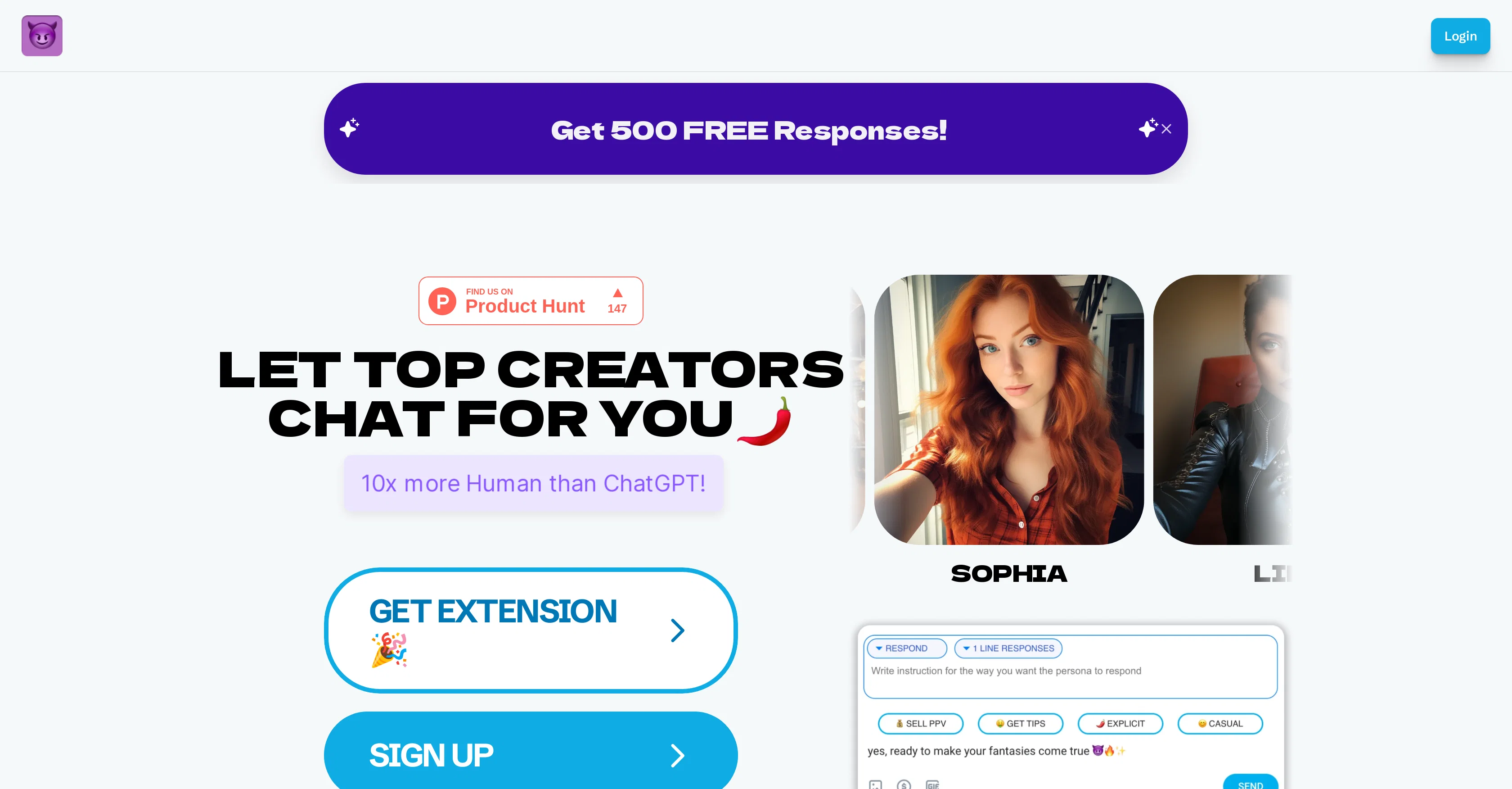 ChatPersonaAI screenshot