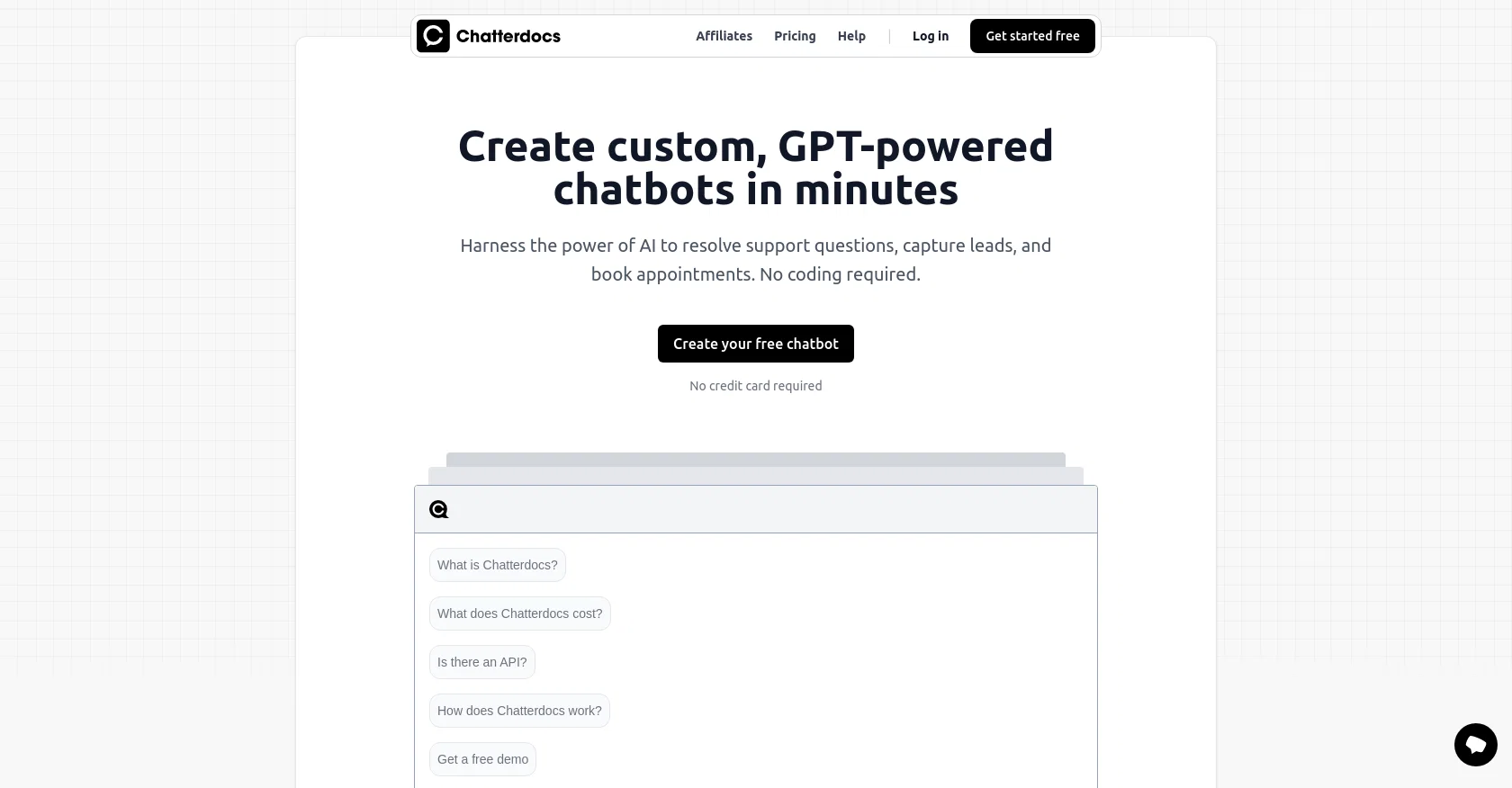 Chatterdocs screenshot