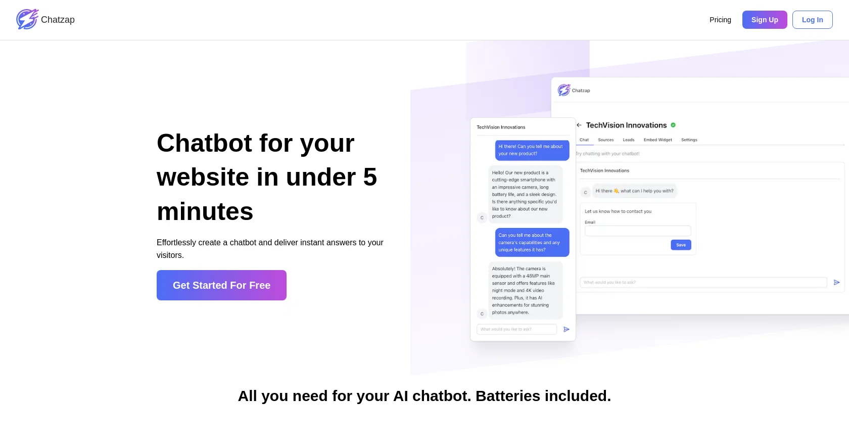 Chatzap screenshot