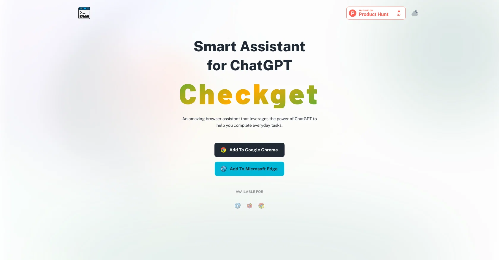 Checkget screenshot