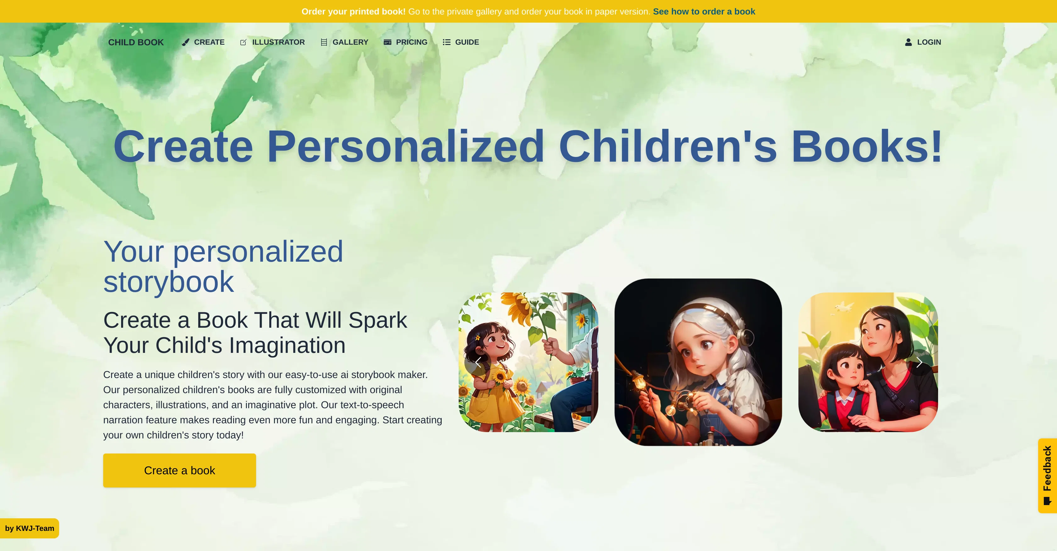 Childbook screenshot