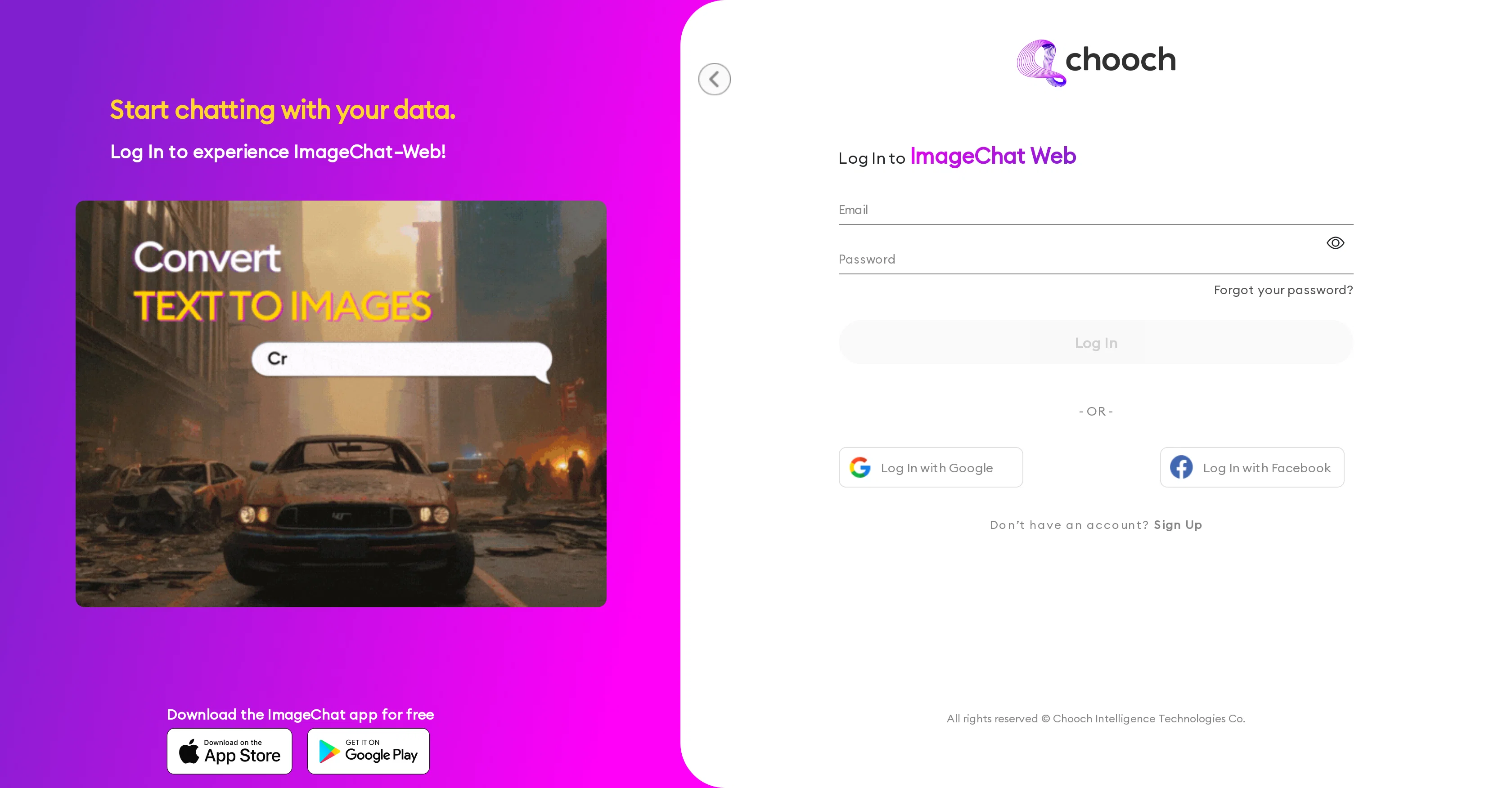 Chooch screenshot