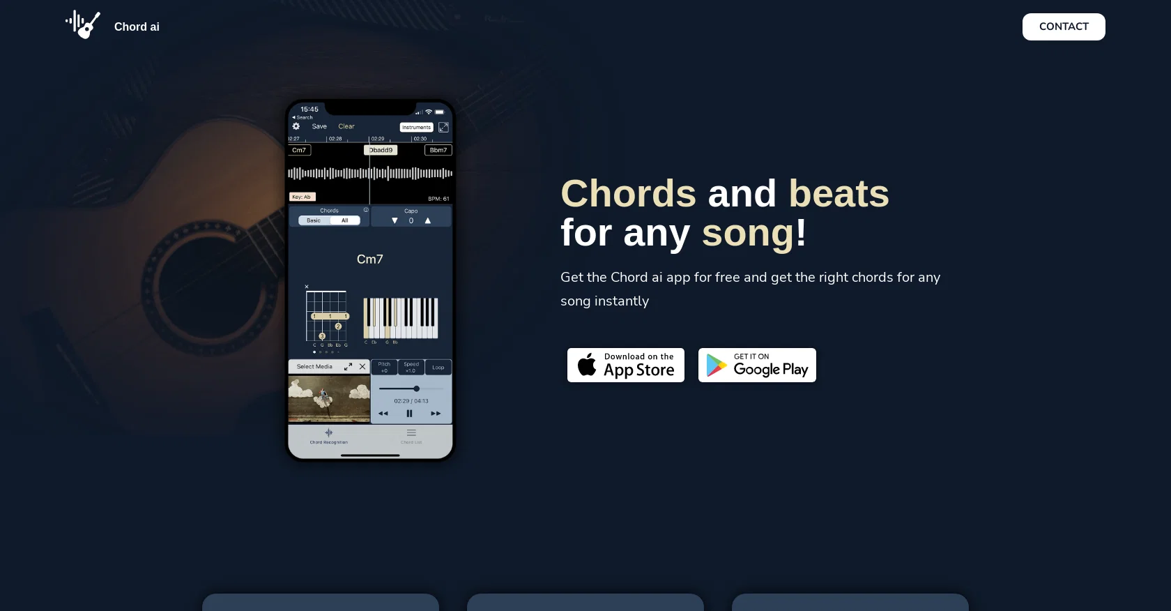 Chordai screenshot