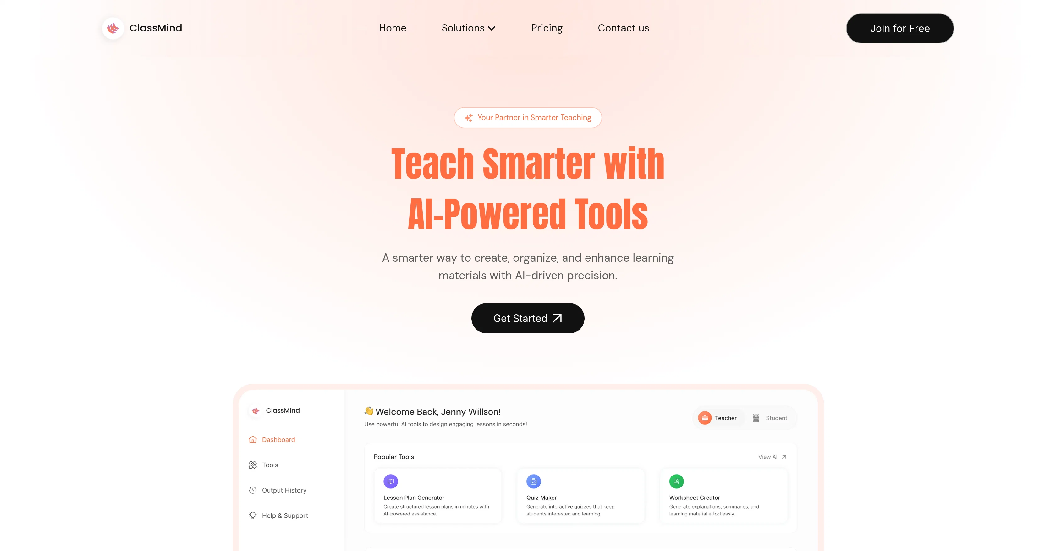 ClassMind screenshot