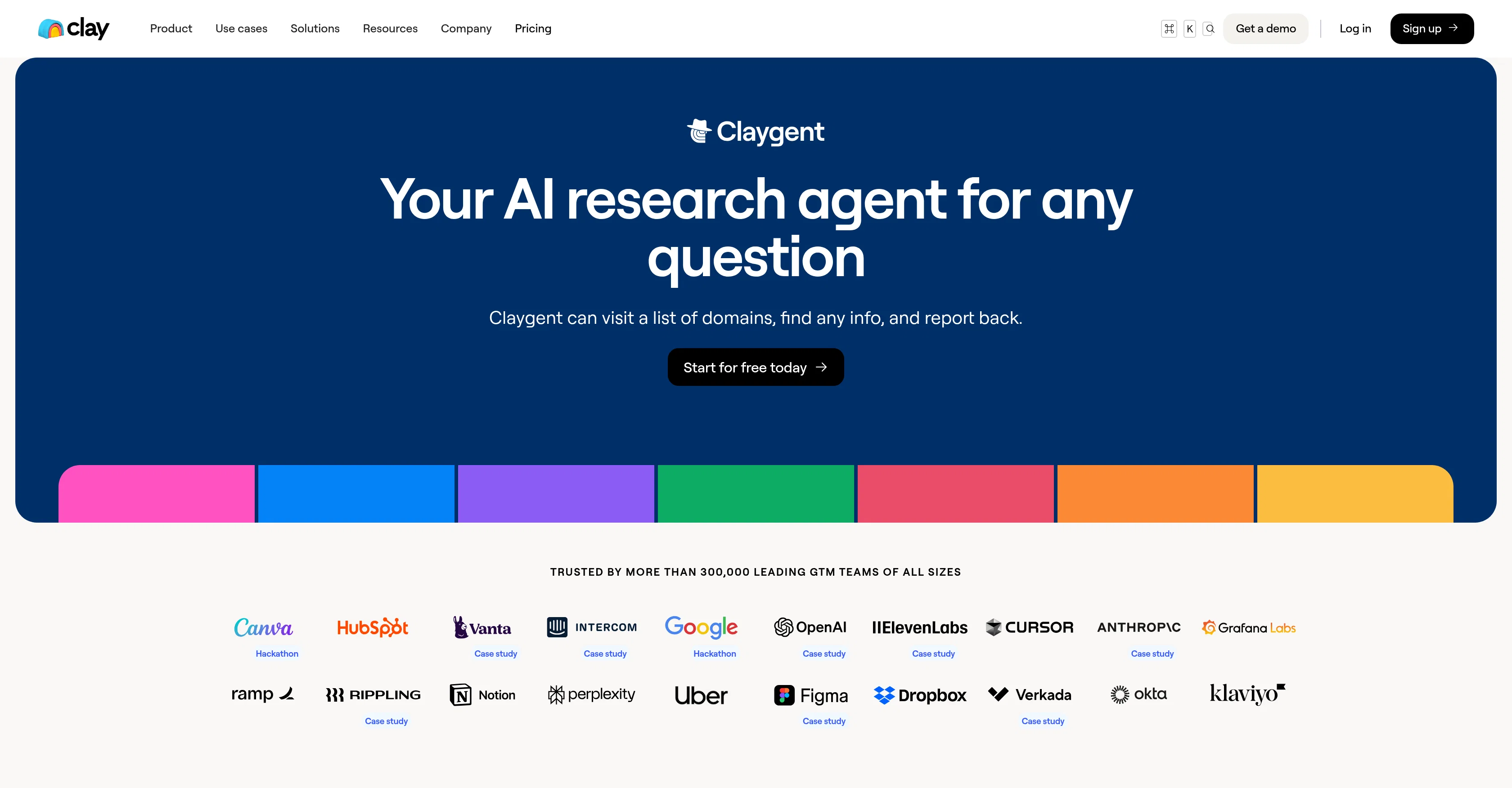 Claygent screenshot