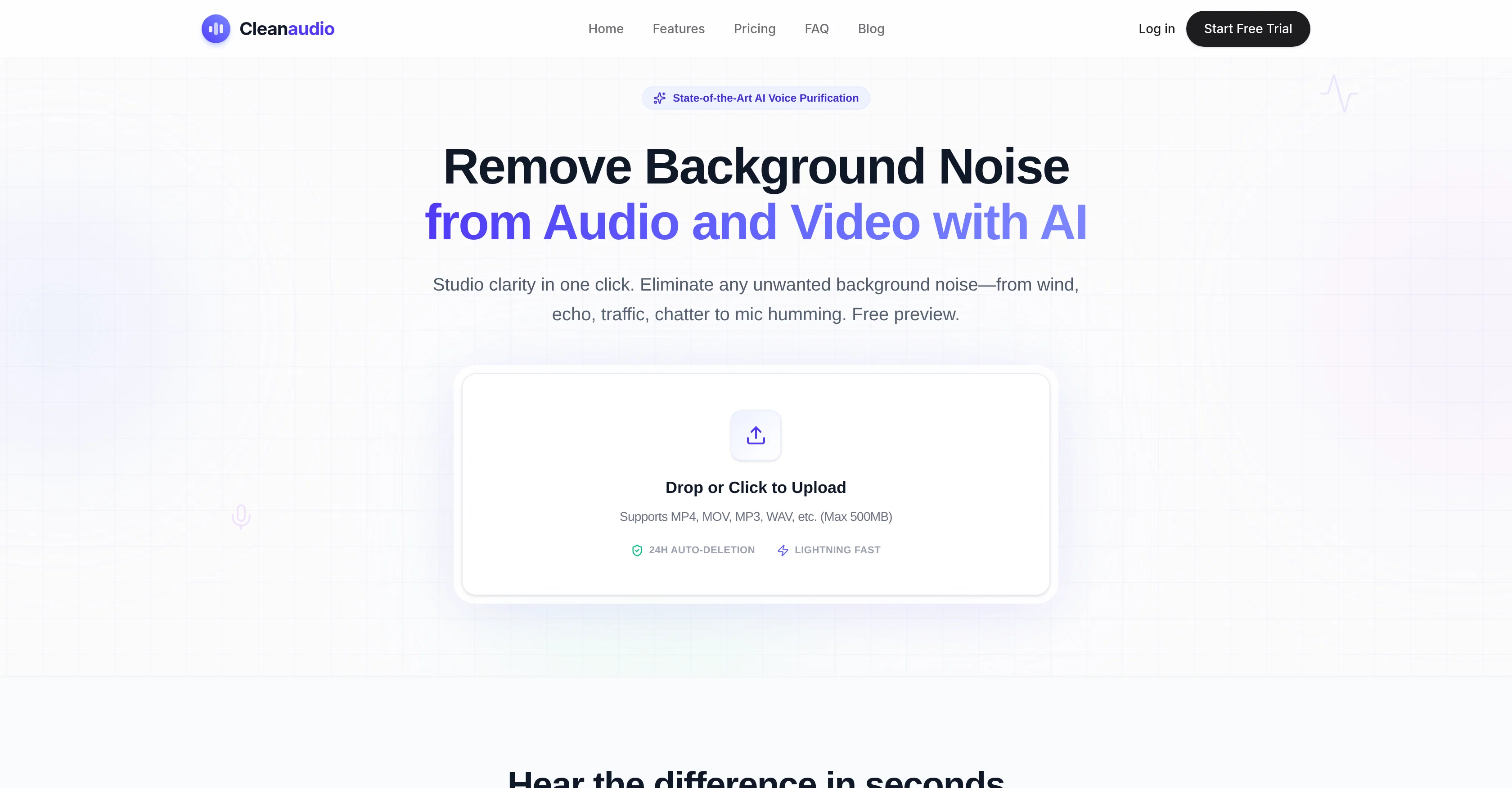 Cleanaudio screenshot