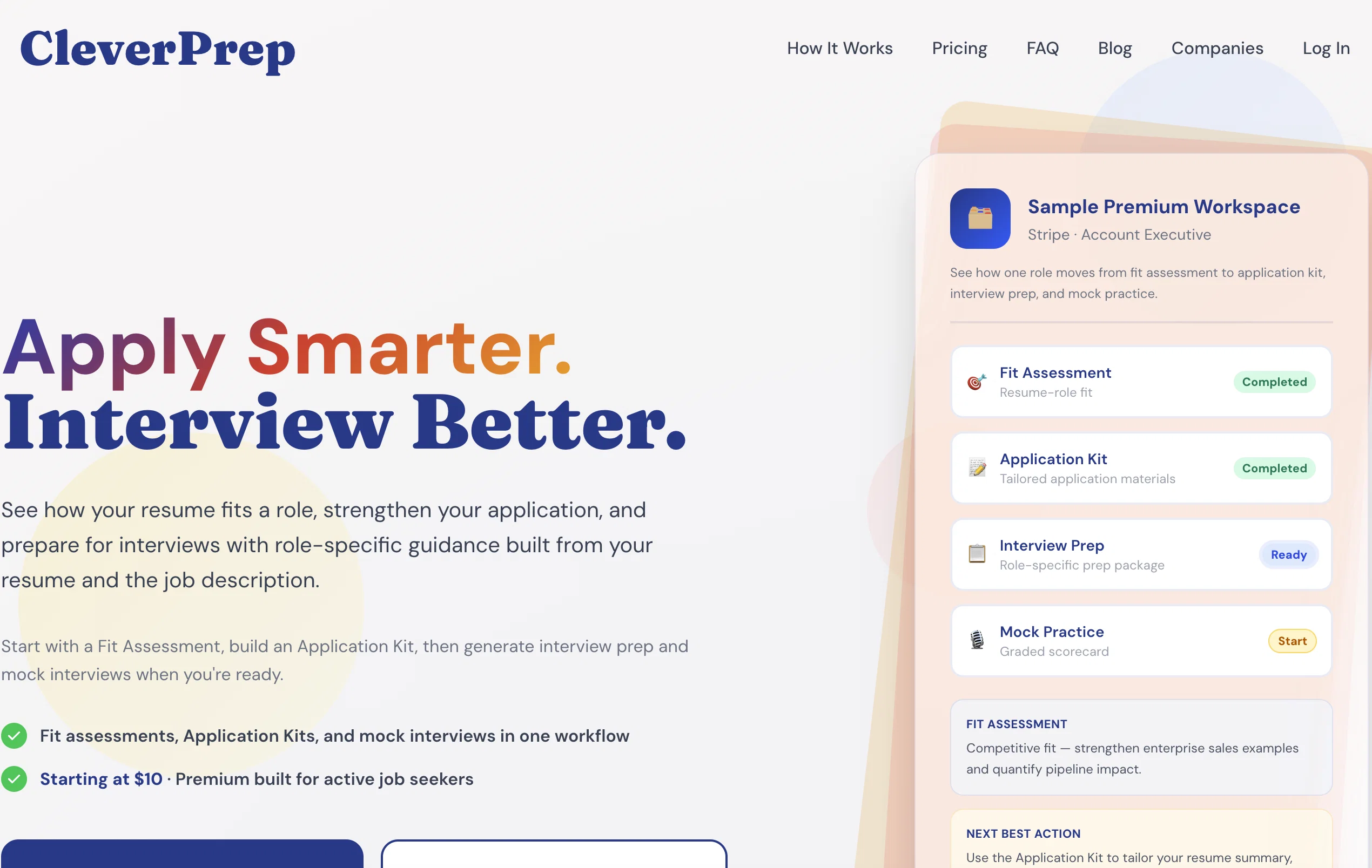 CleverPrep screenshot