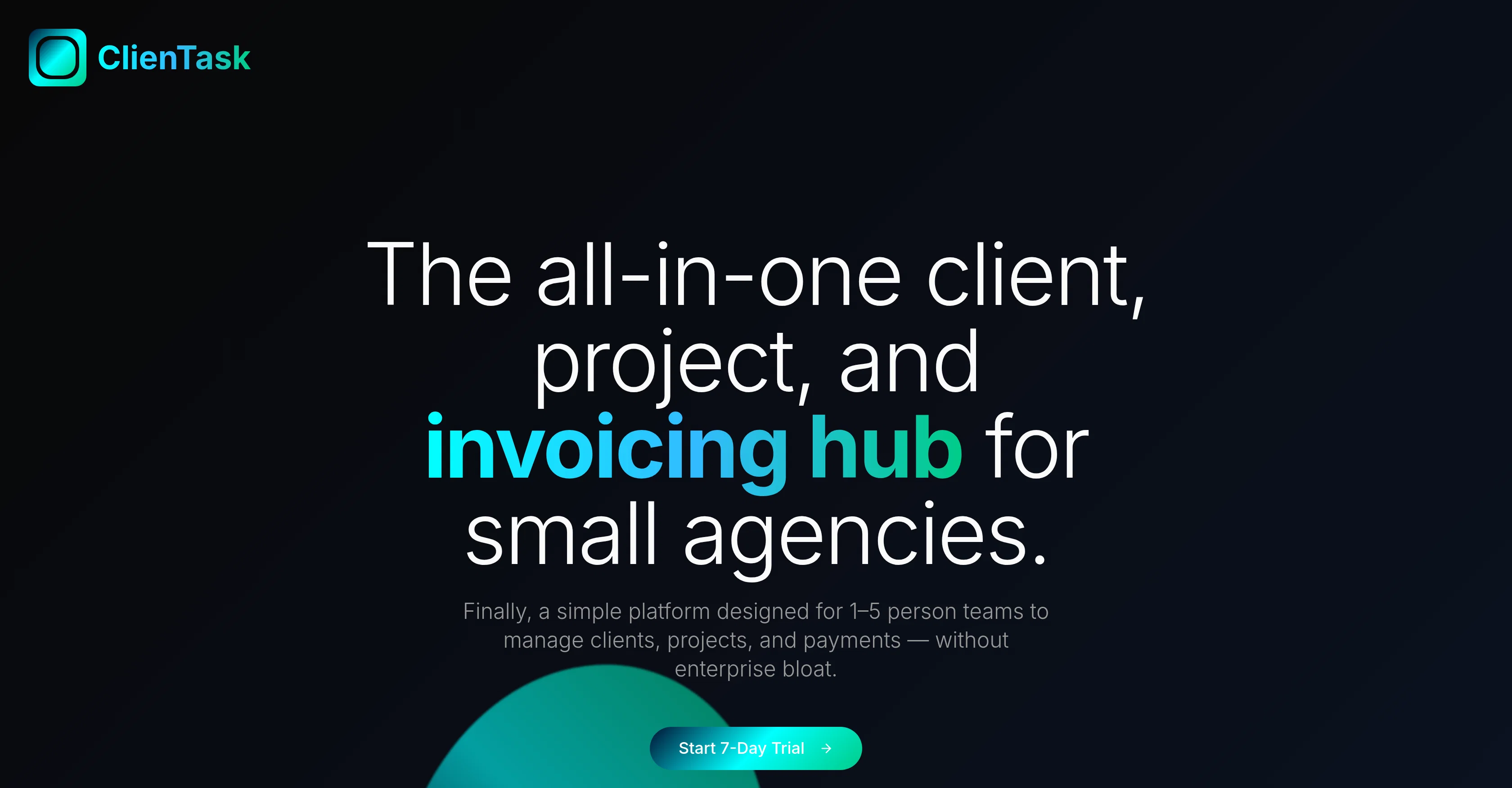 ClienTask screenshot