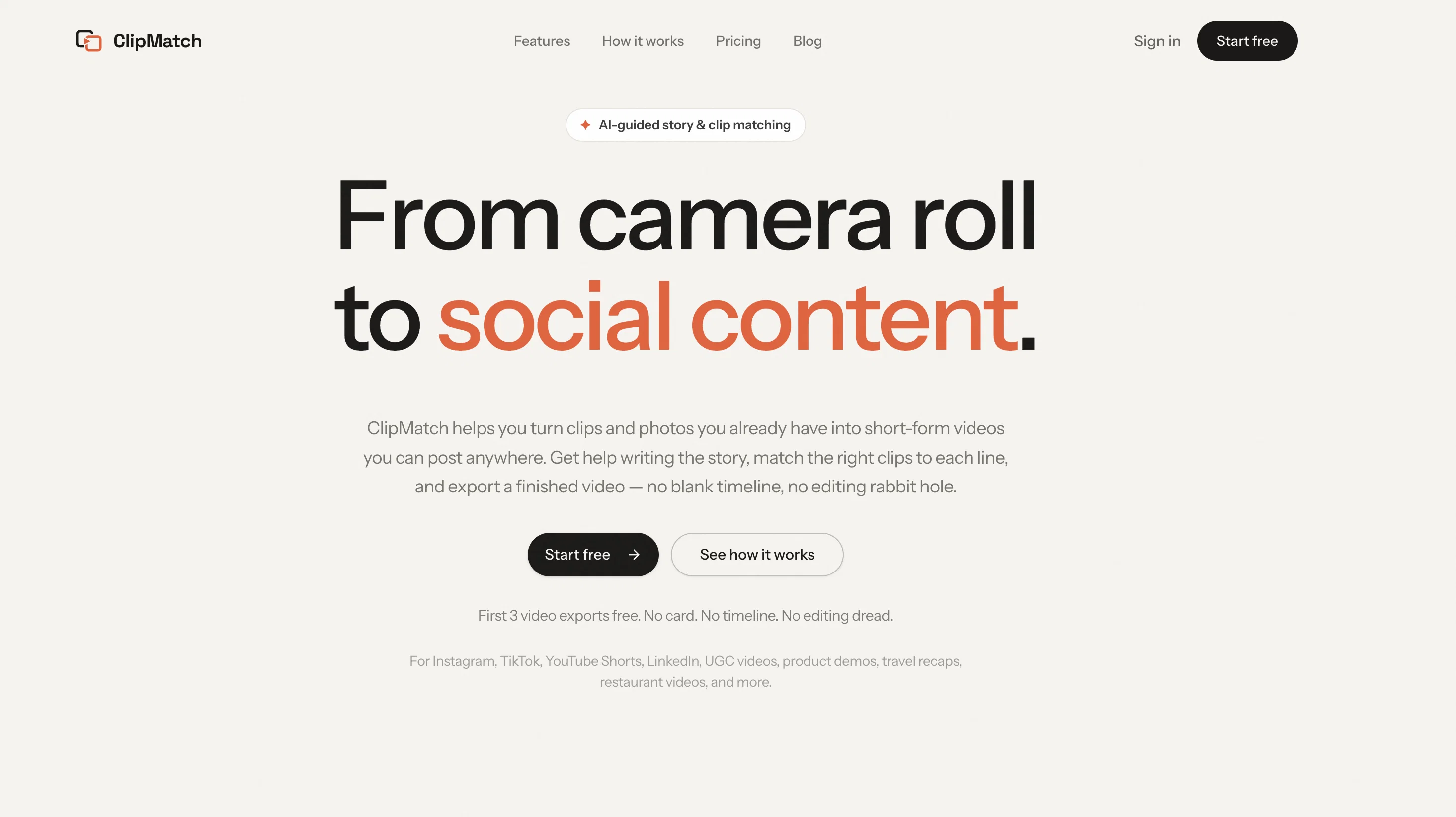 ClipMatch screenshot