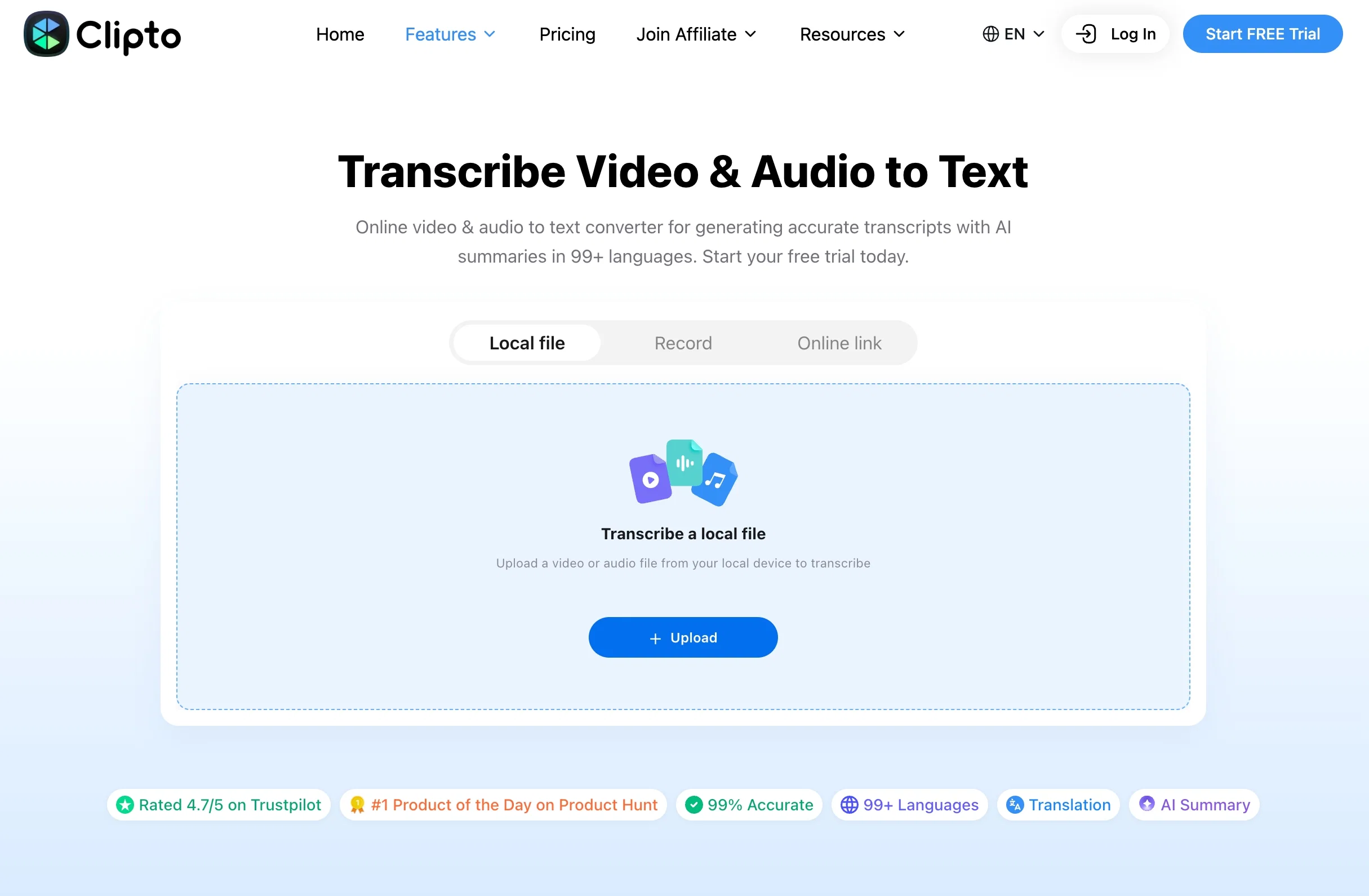 Cliptov5.1.0 screenshot