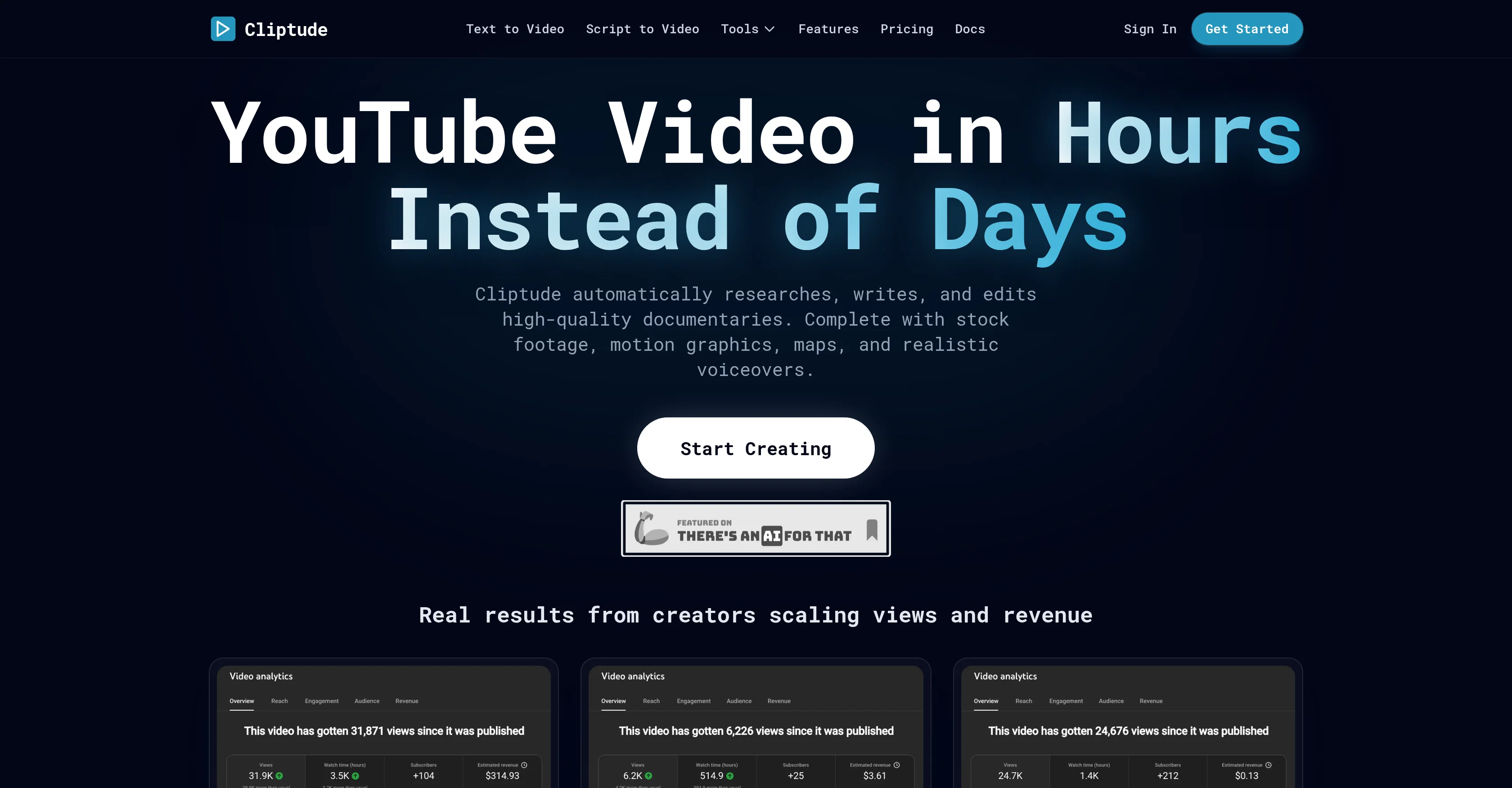 Cliptude screenshot