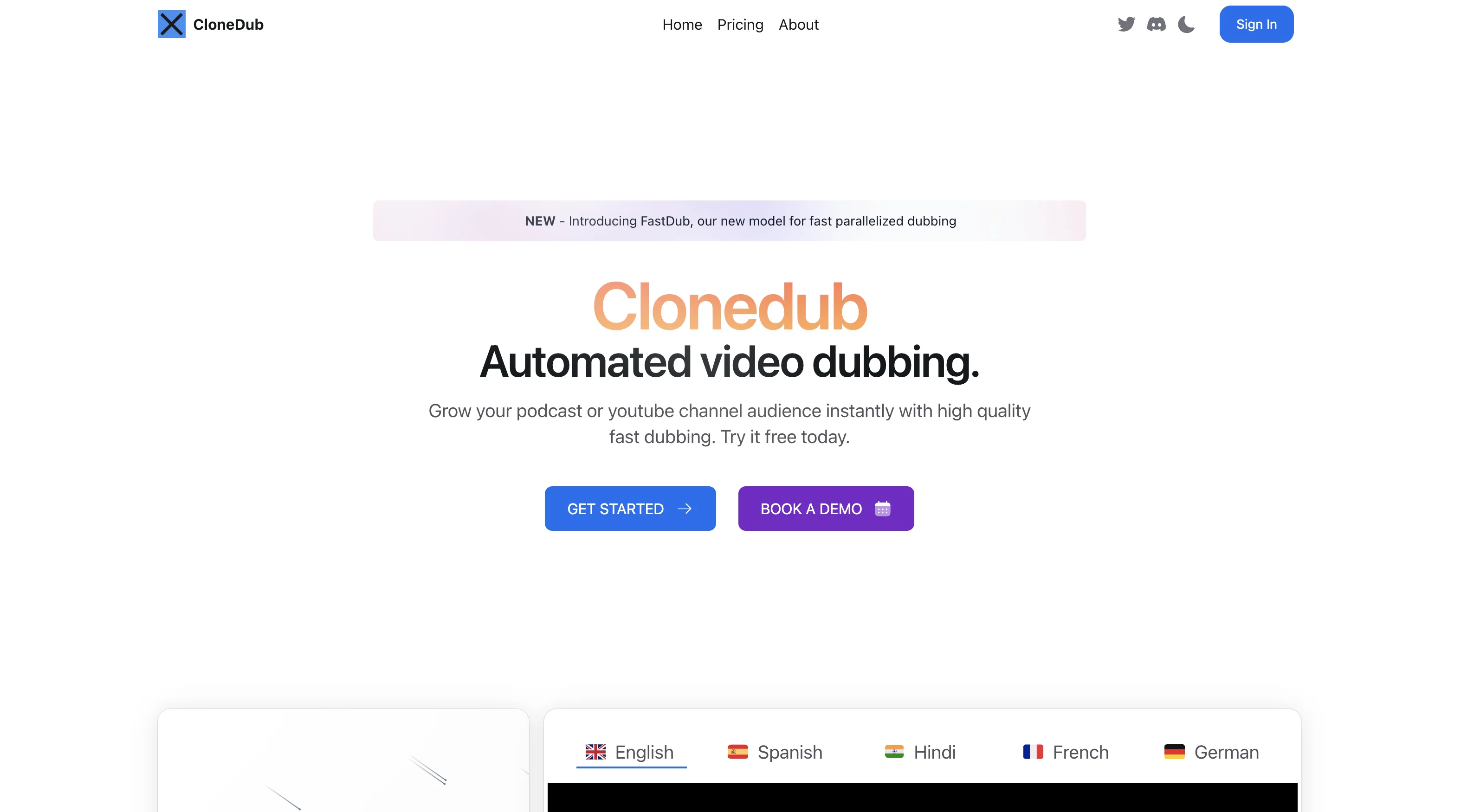 CloneDub screenshot