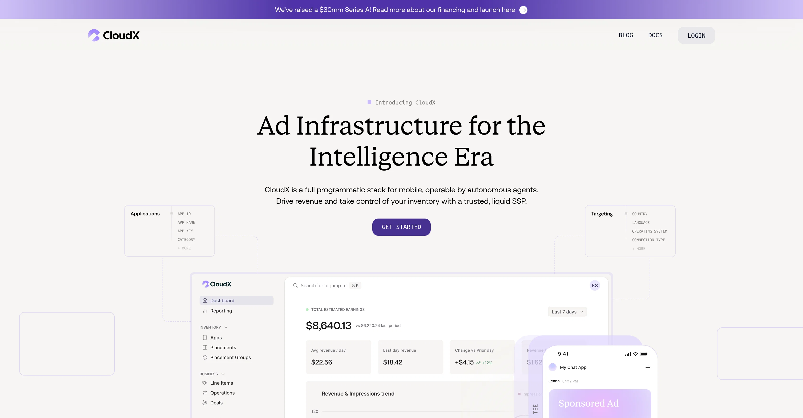 CloudX screenshot
