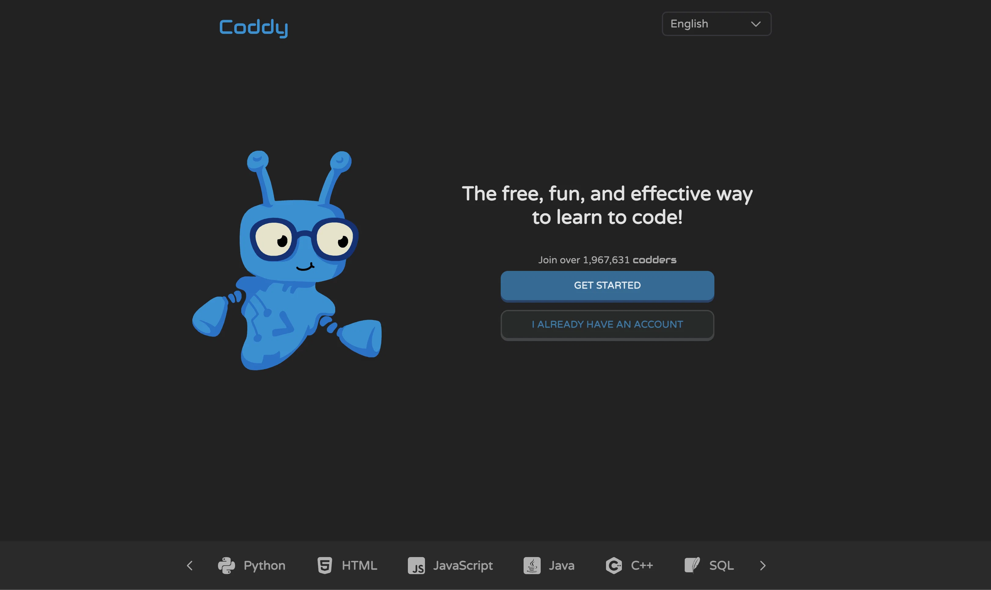 Coddy screenshot