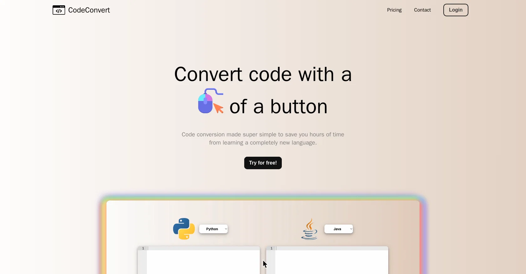 CodeConvert AI screenshot