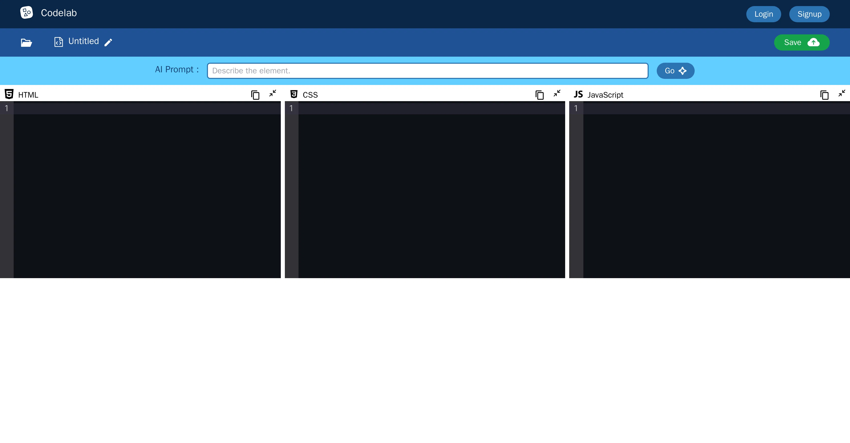 Codelab screenshot