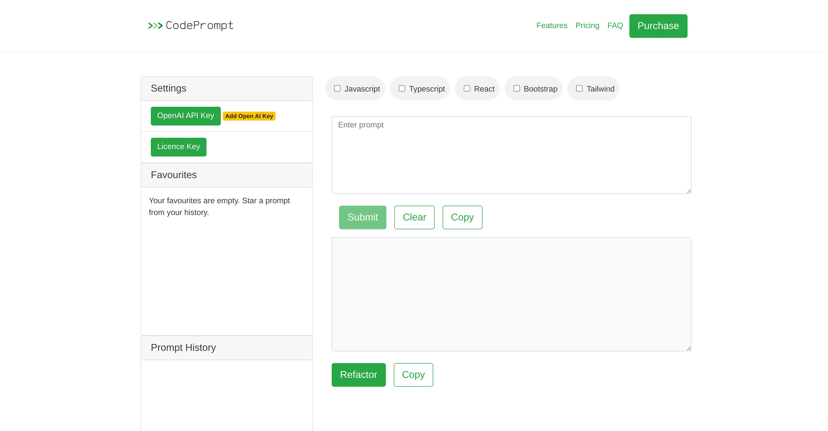 CodePrompt screenshot