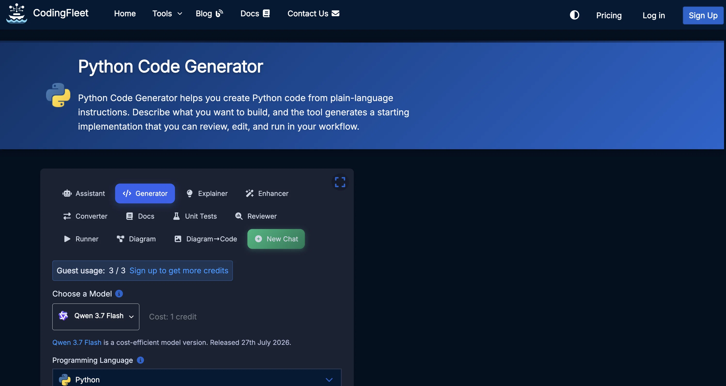 CodingFleetv2.0 screenshot