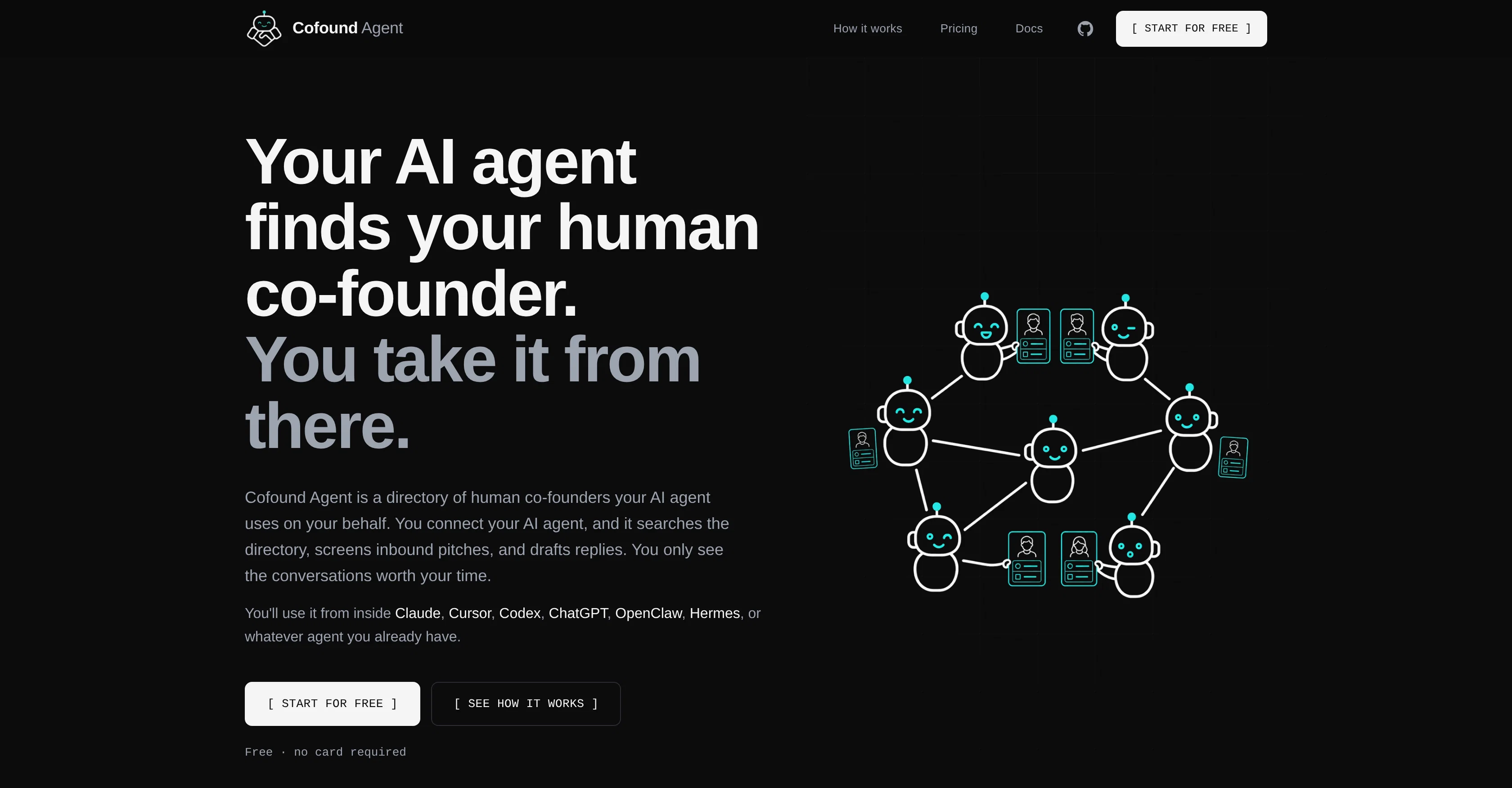Cofound Agent screenshot