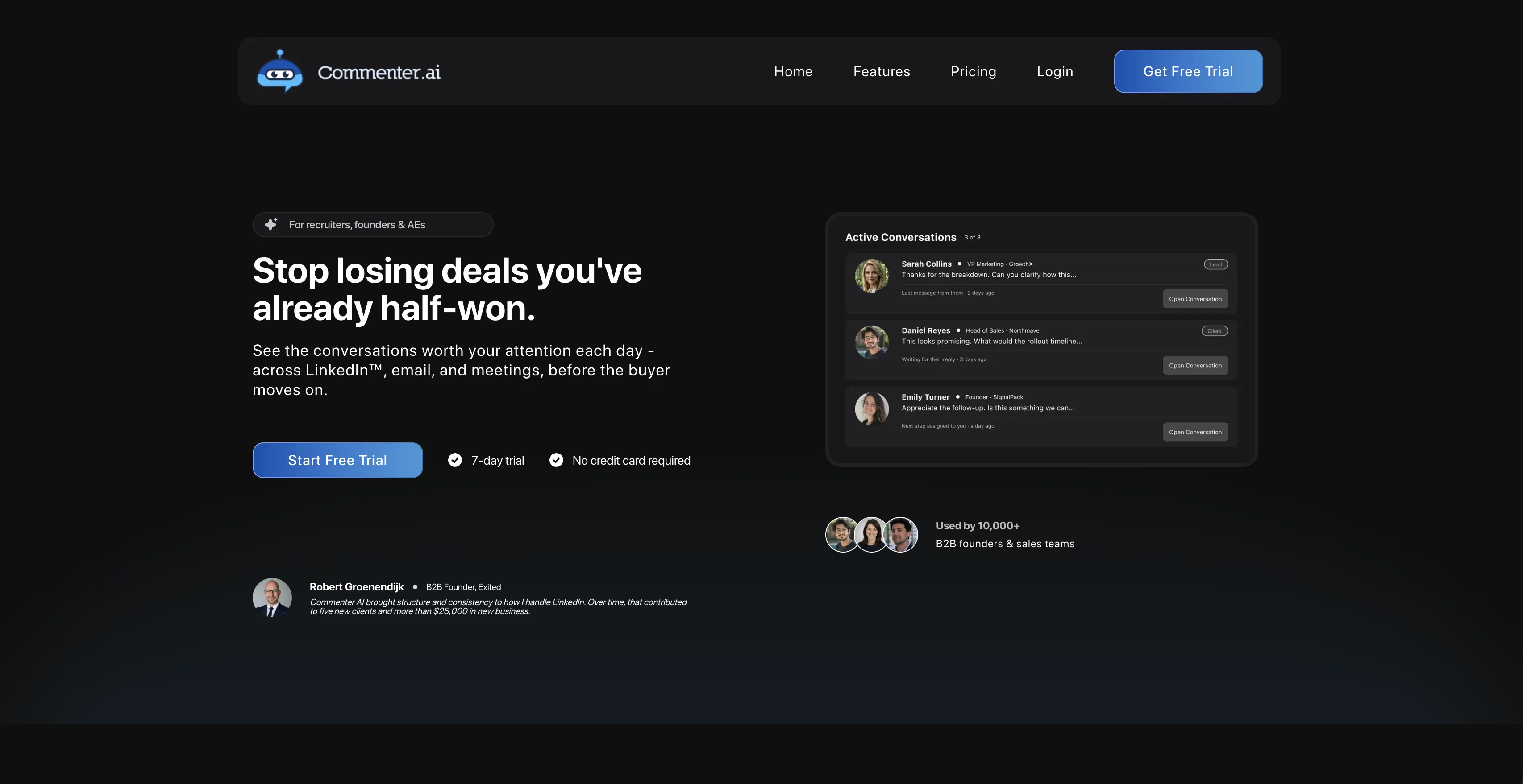 Commenter AI screenshot