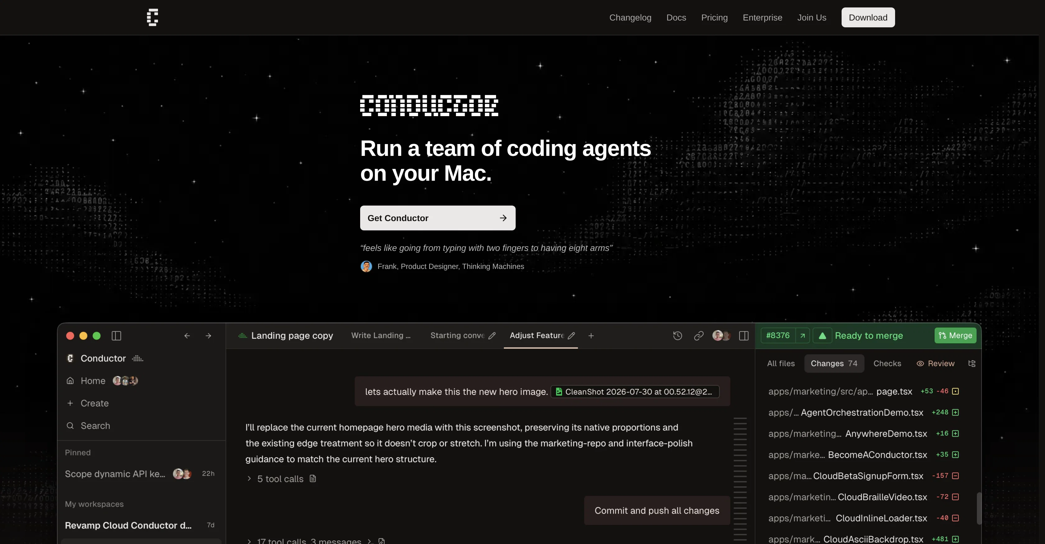 Conductor screenshot