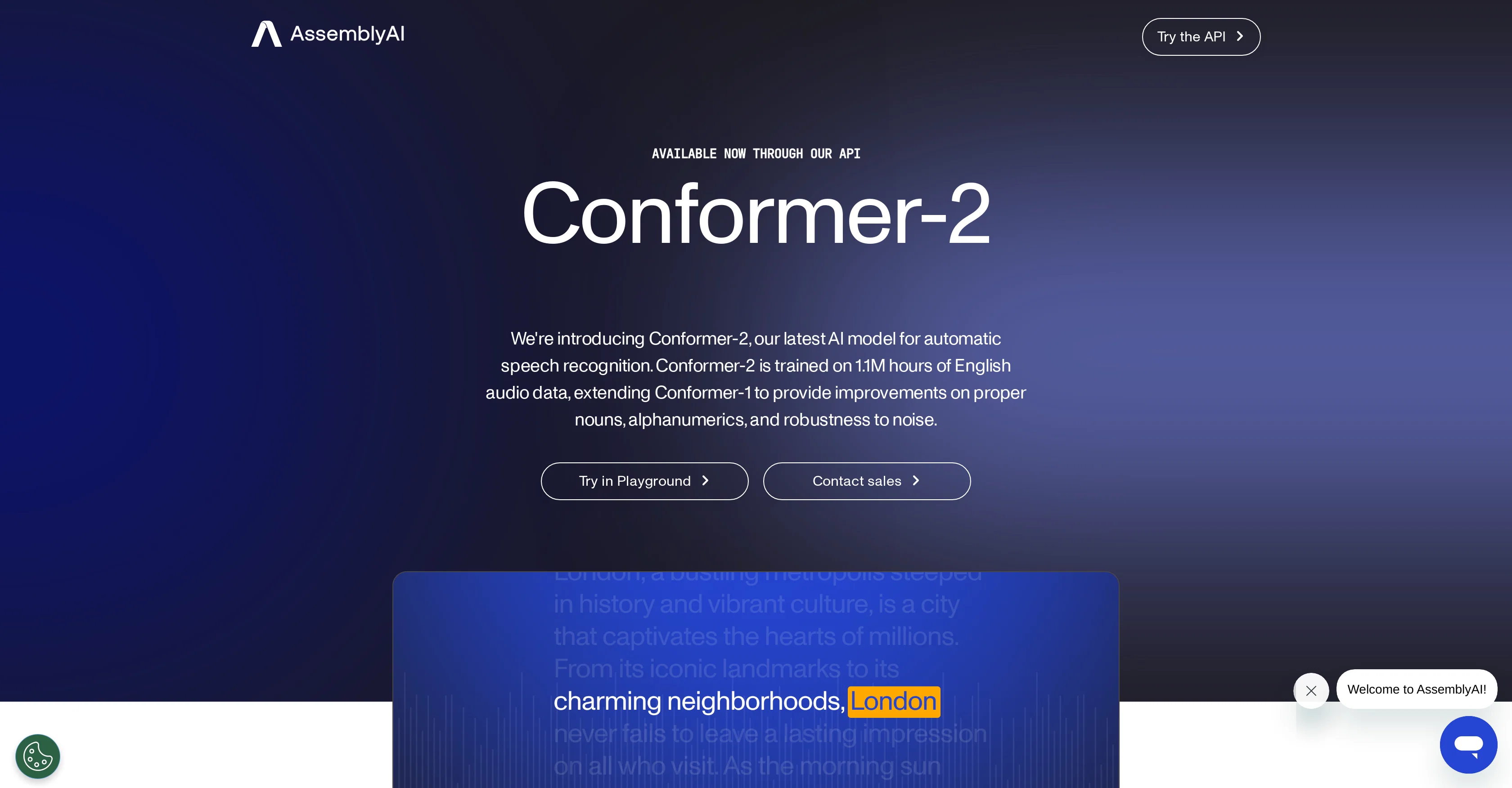 Conformer2 screenshot