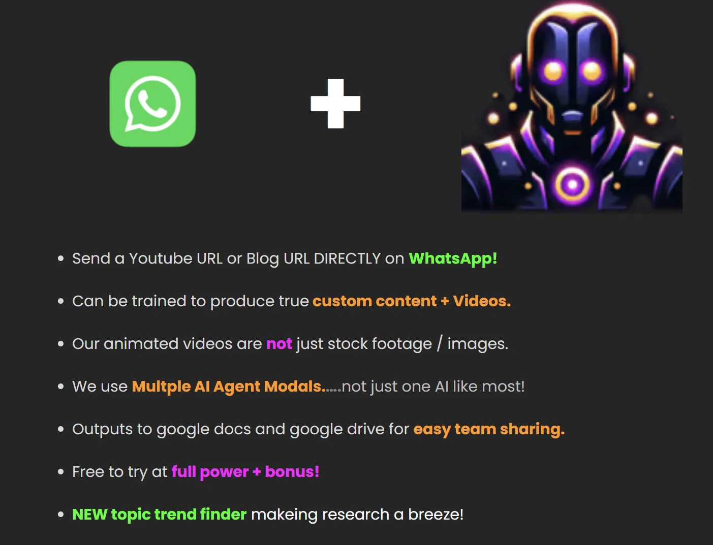 Content Alchemist AI Video Maker screenshot