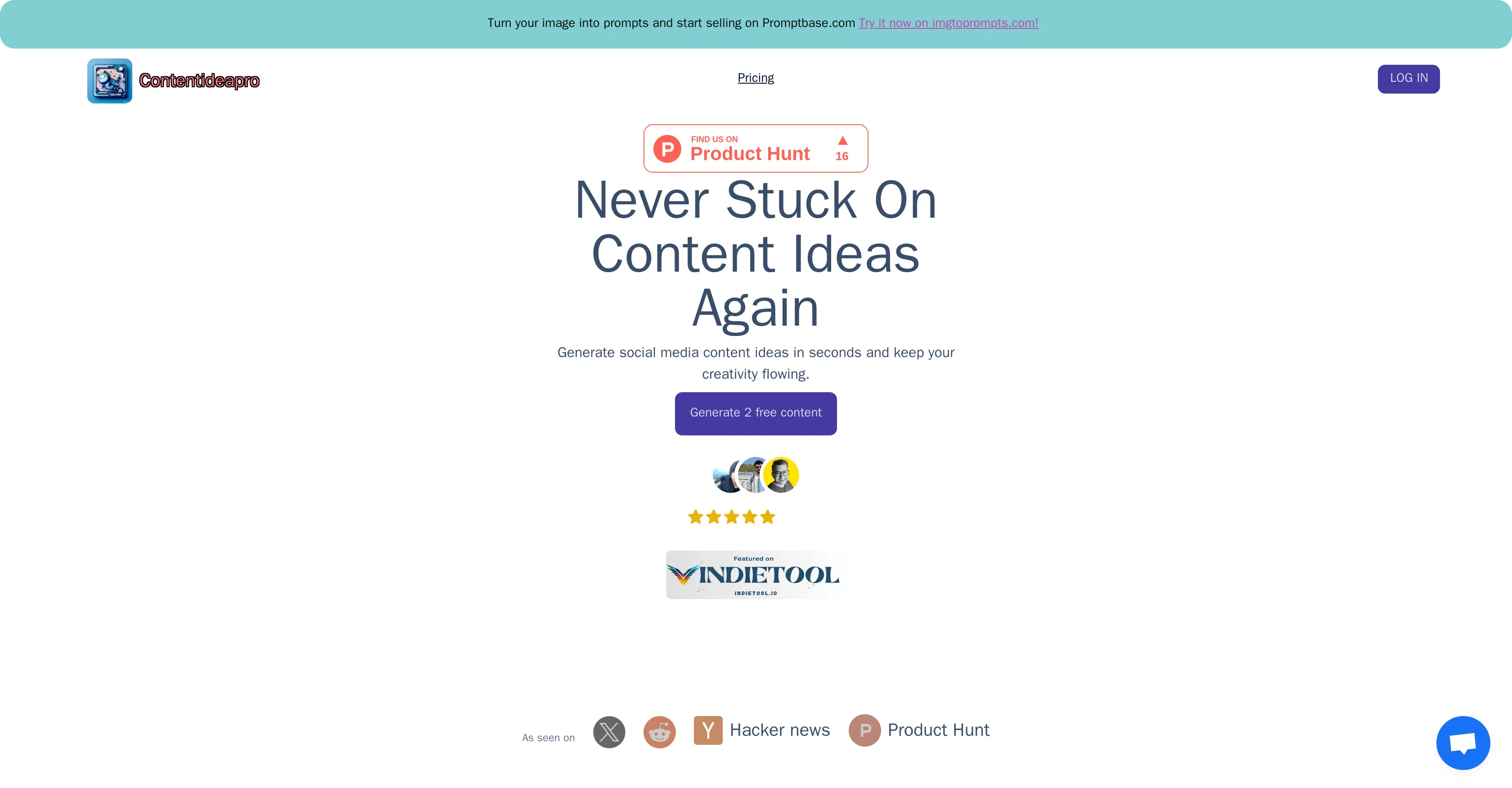 Content Idea Pro screenshot