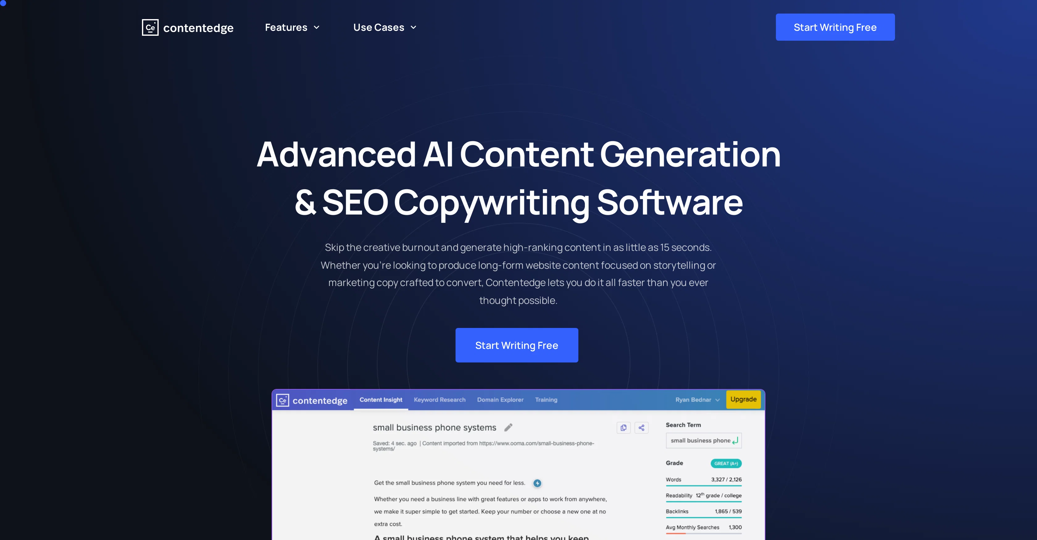 ContentEdge screenshot