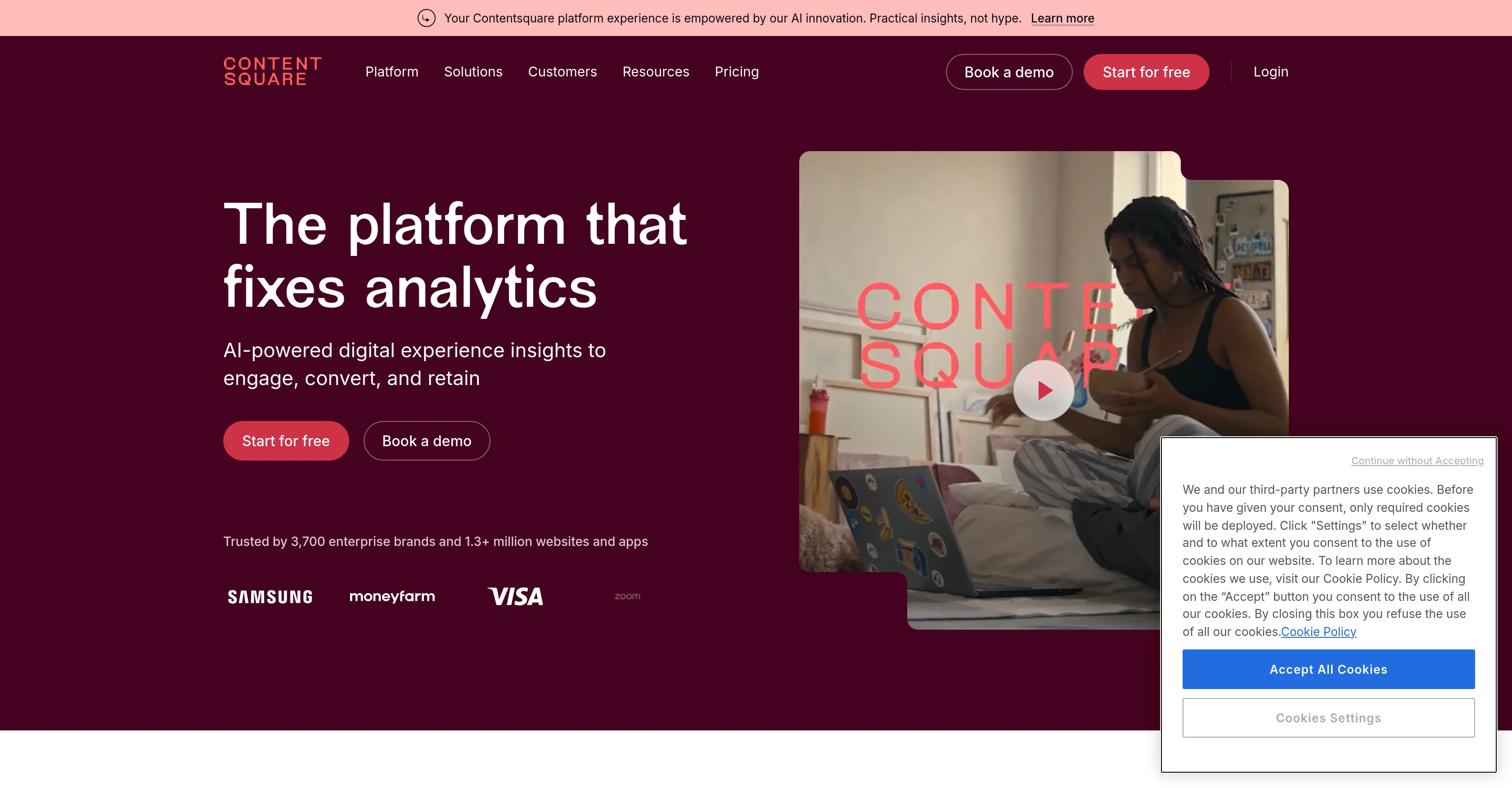 Contentsquare screenshot