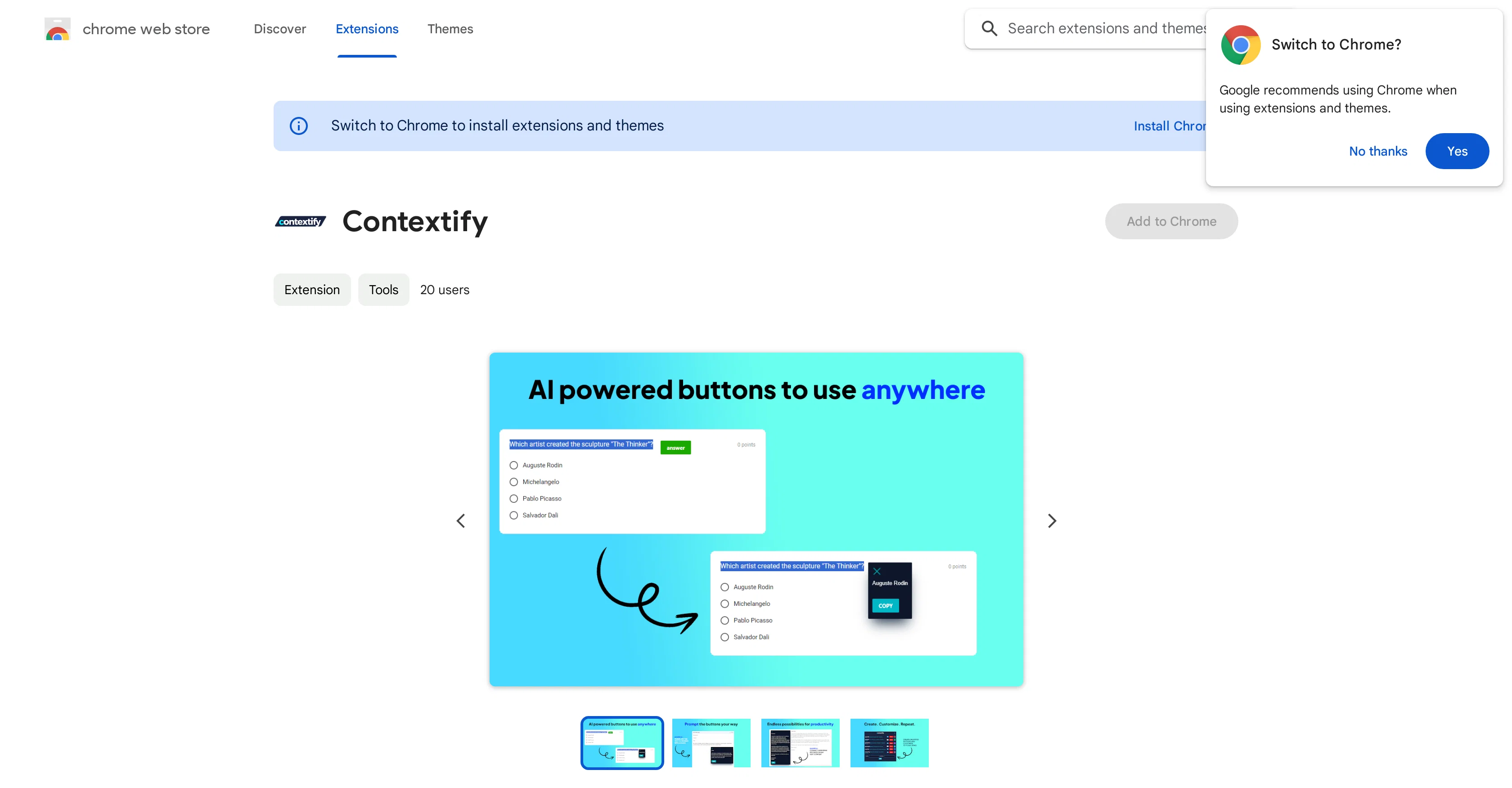Contextify screenshot